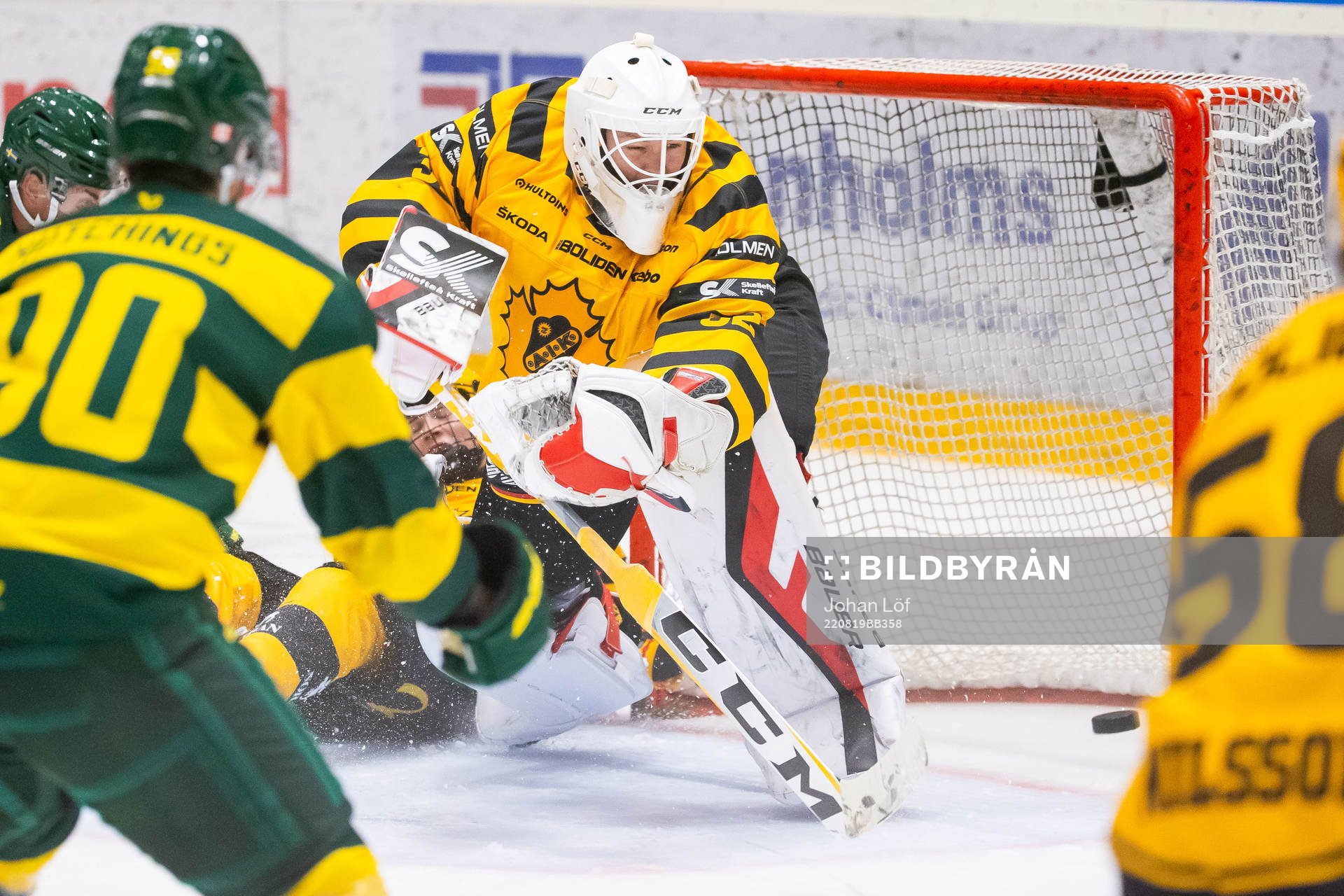 Skellefteås målvakt Linus Söderström