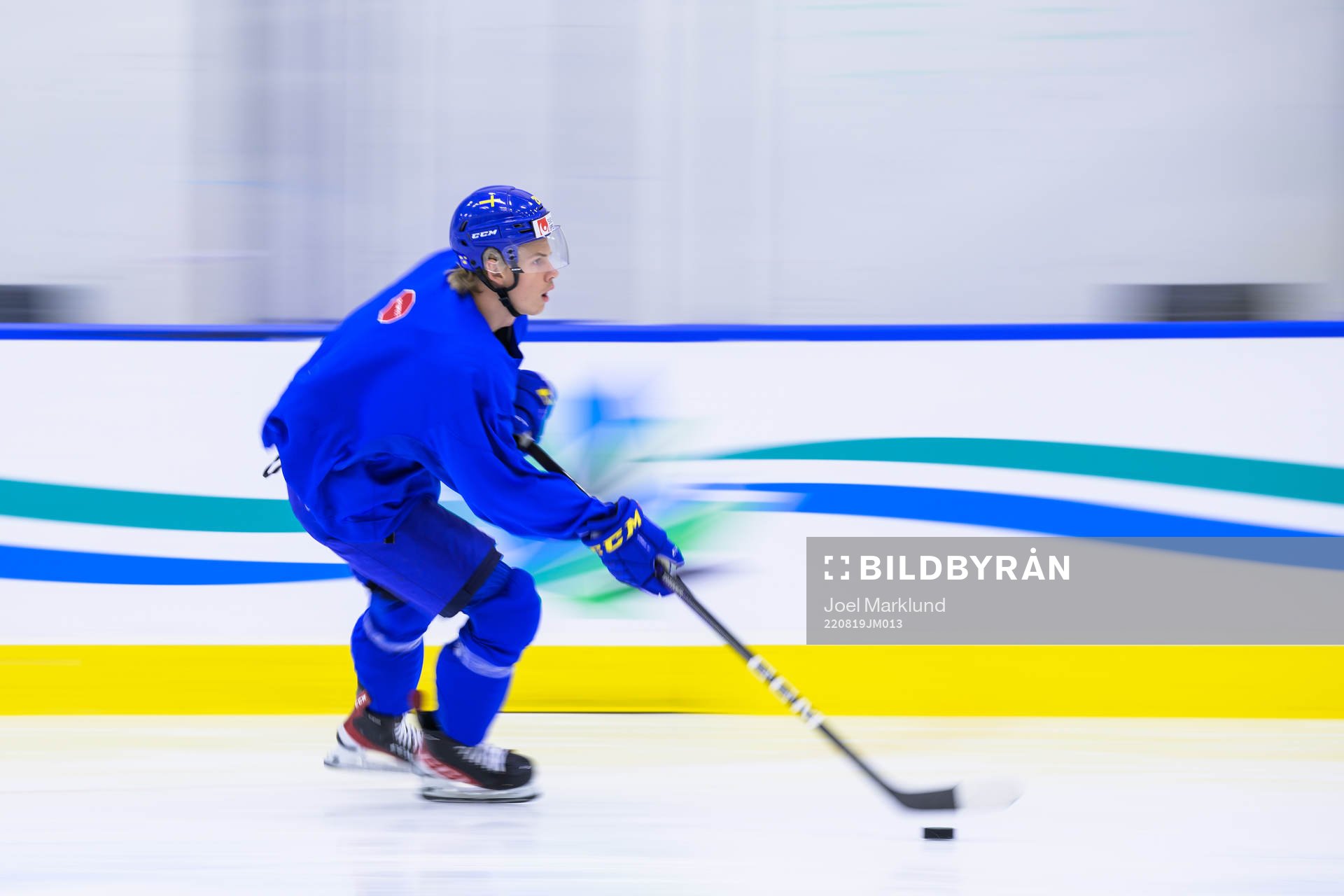 Albert Sjöberg of Sweden at a practice session