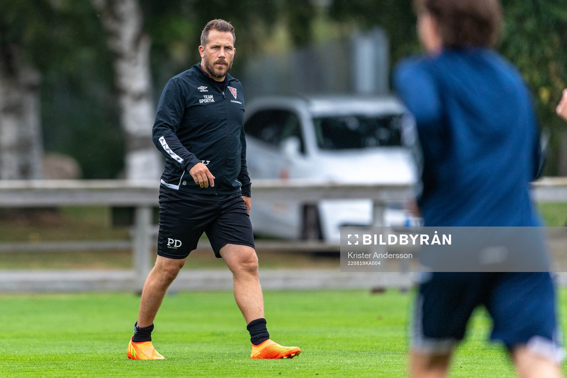 Tvååkers assisterande tränare Tobias Hysén före