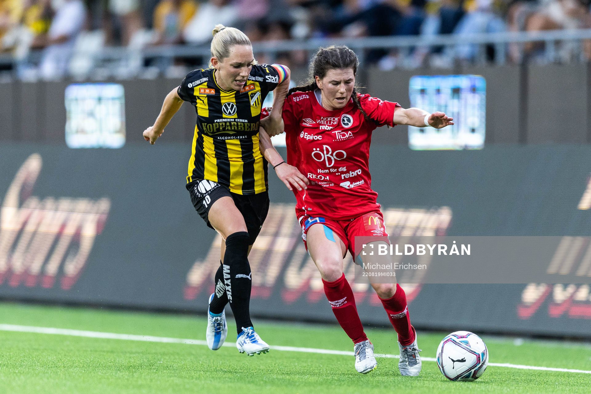 Häckens Elin Rubensson och Örebros Elizabeth Pechersky