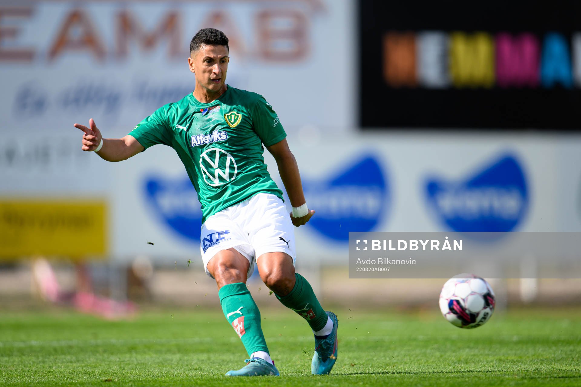 under fotbollsmatchen i Superettan mellan Landskrona och