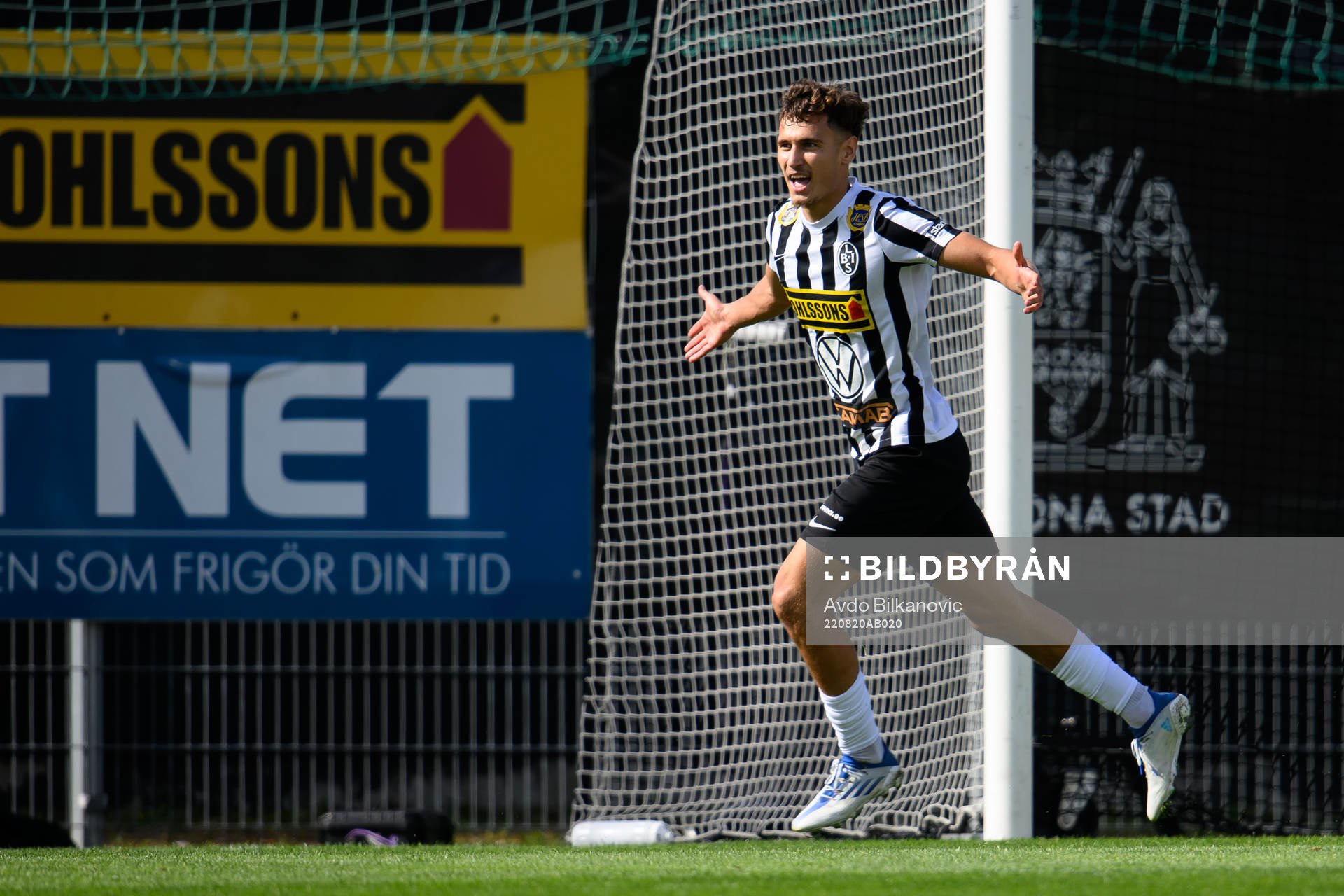 Landskronas Camil Jebara jublar