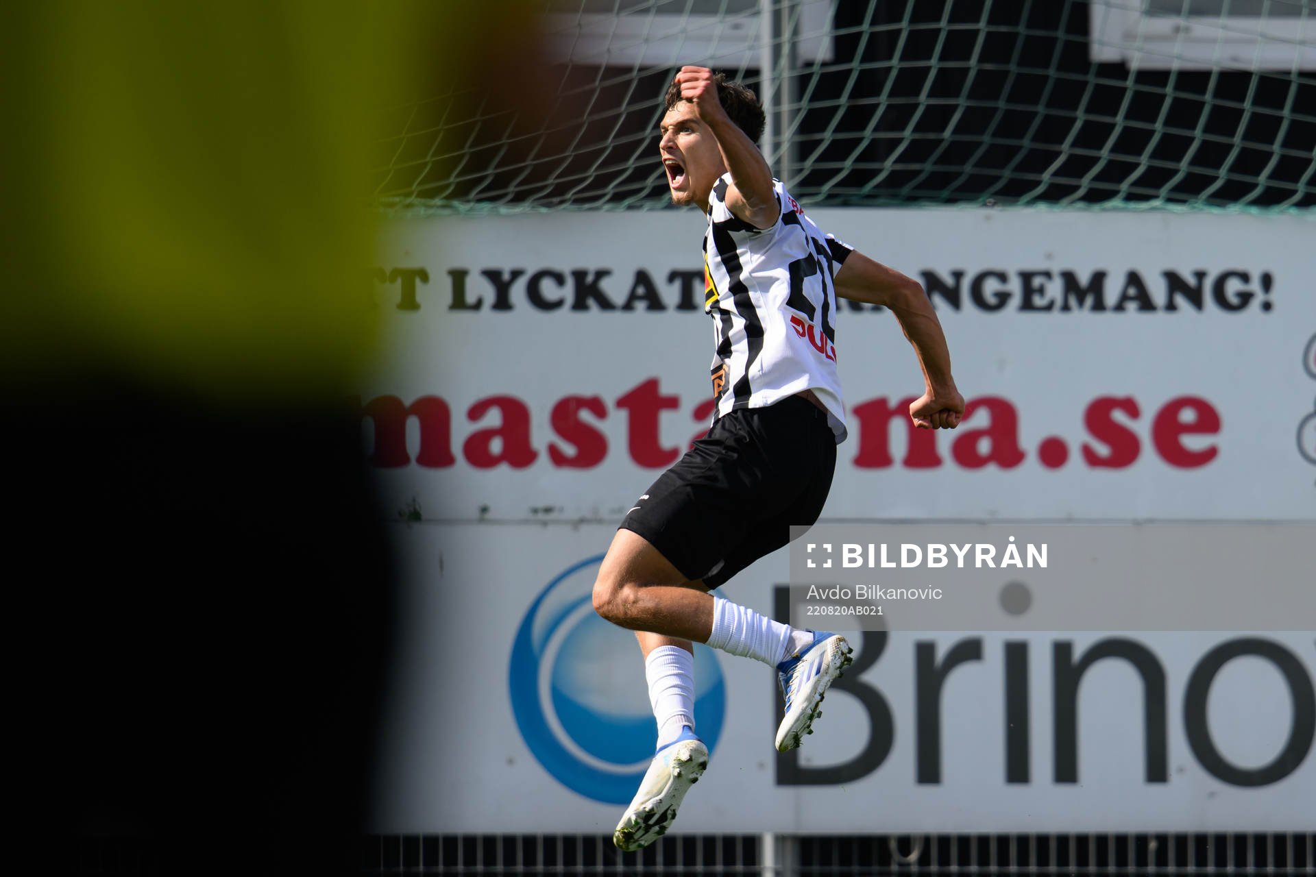 Landskronas Camil Jebara jublar