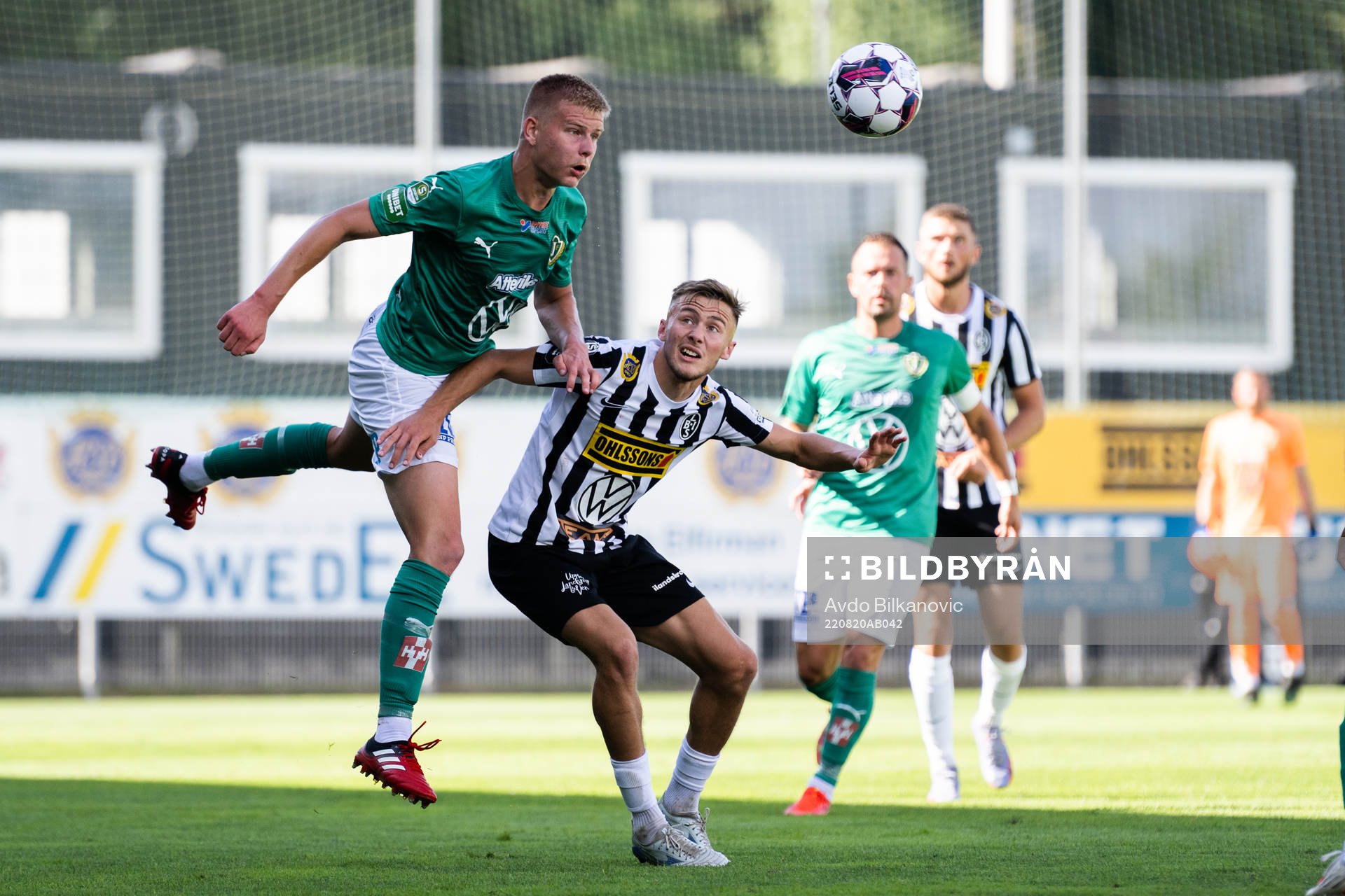 Landskronas Melker Heier och Jönköpings Arvid Eriksson