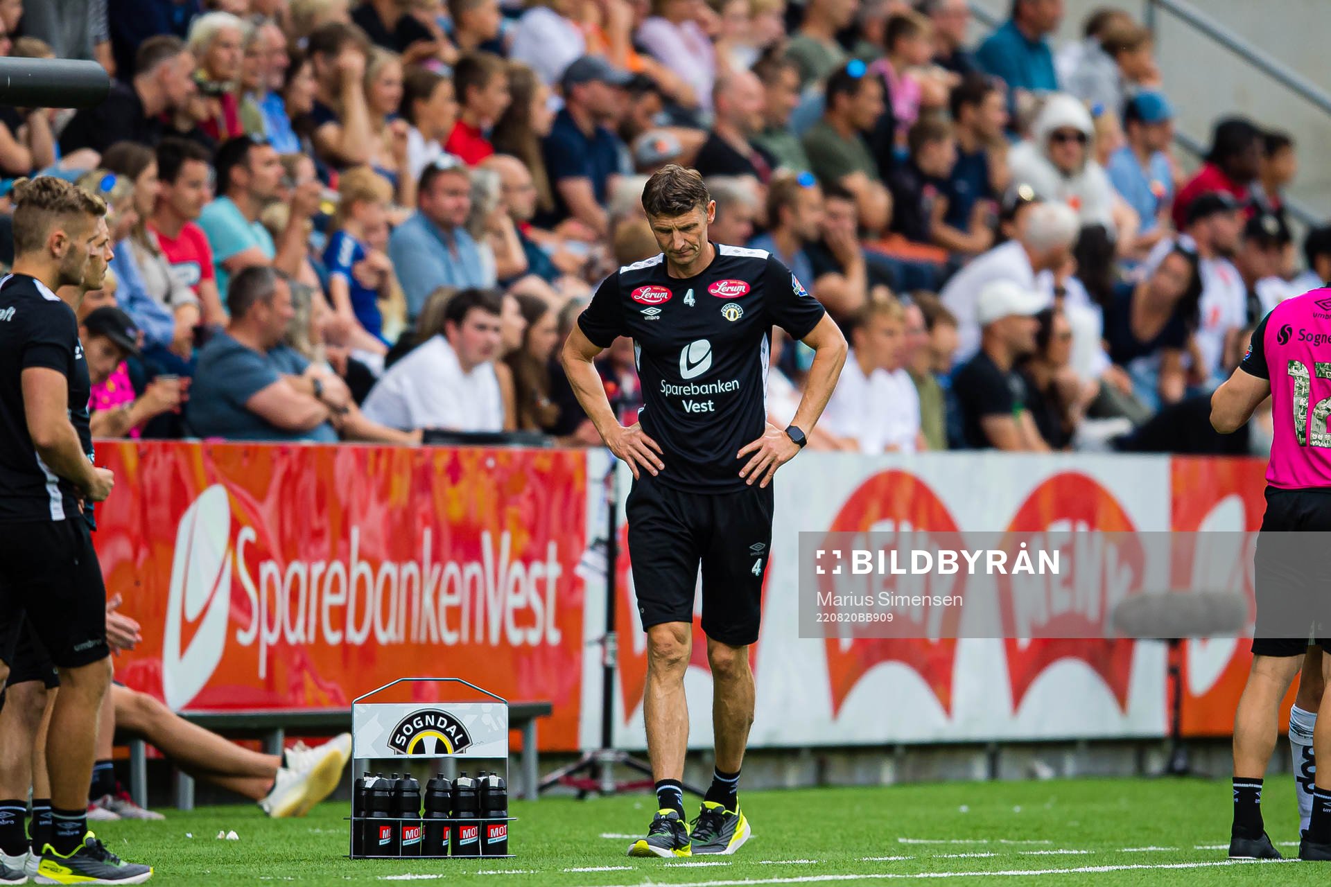 Tore André Flo, head coach of Sogndal, looks dejected