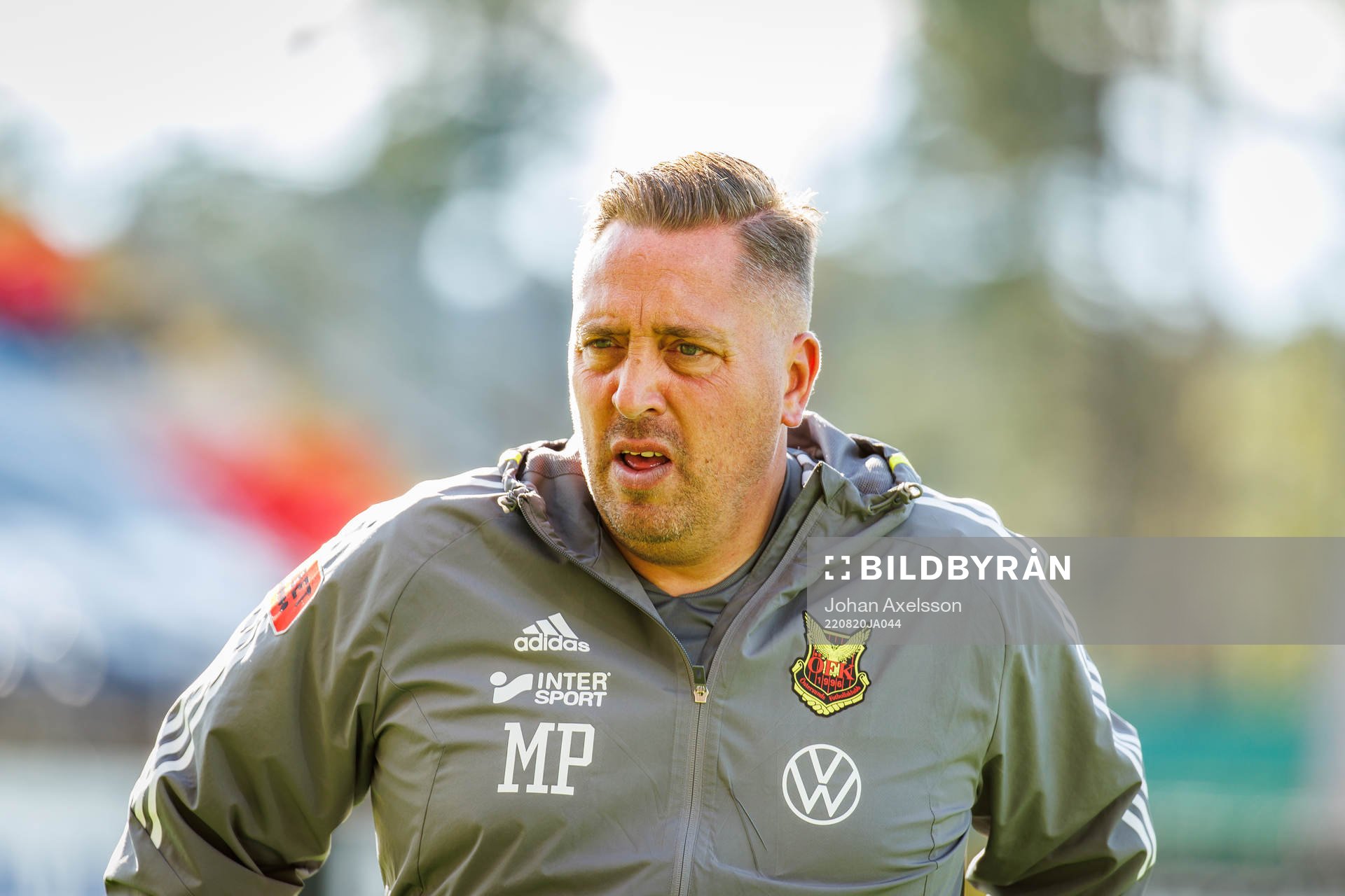 Östersunds tränare Magnus Powell deppar