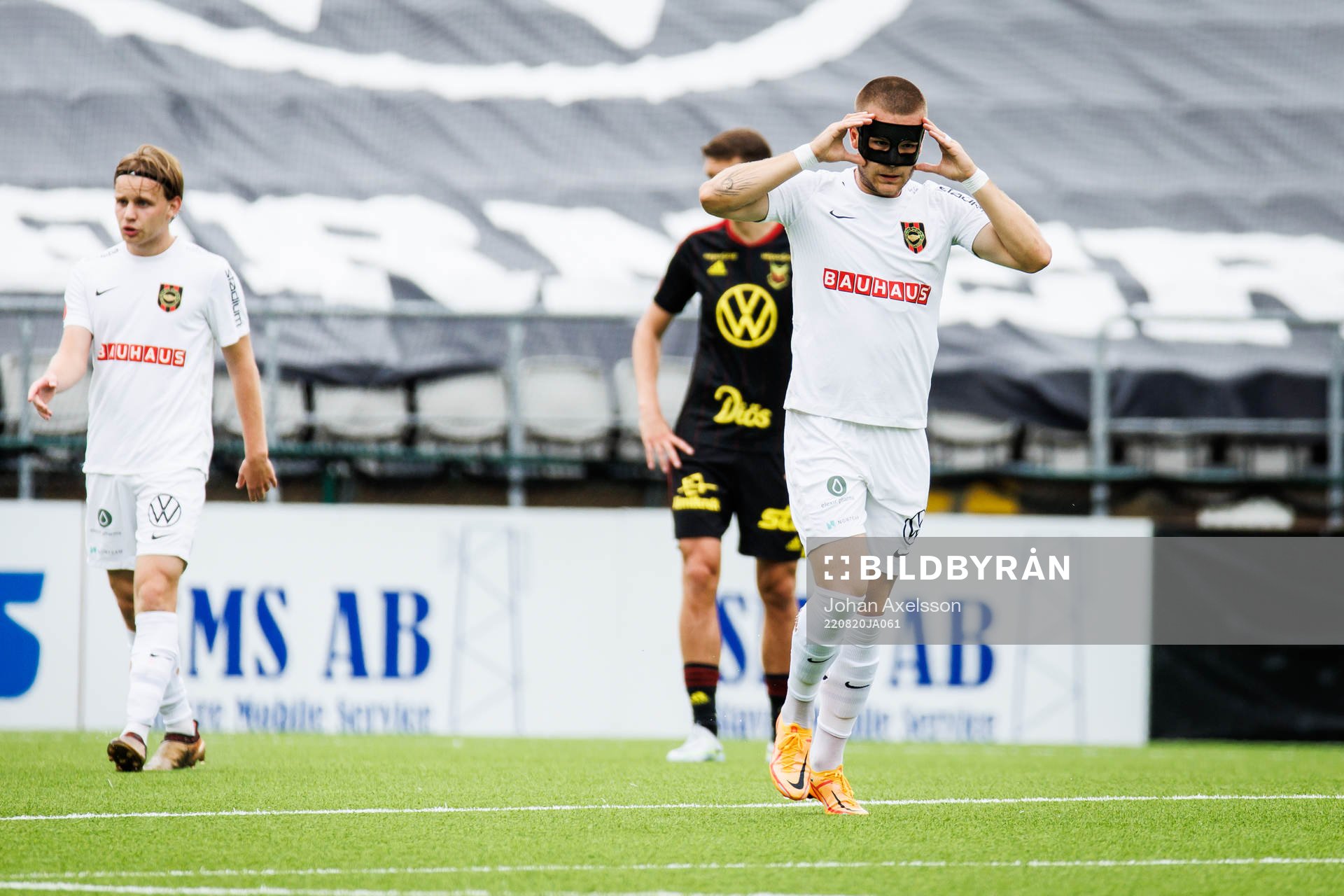 Brommapojkarnas Amadeus Sögaard under fotbollsmatchen i Superettan mellan Östersund och Brommapojkarna den 20 augusti 2022 i Östersund.