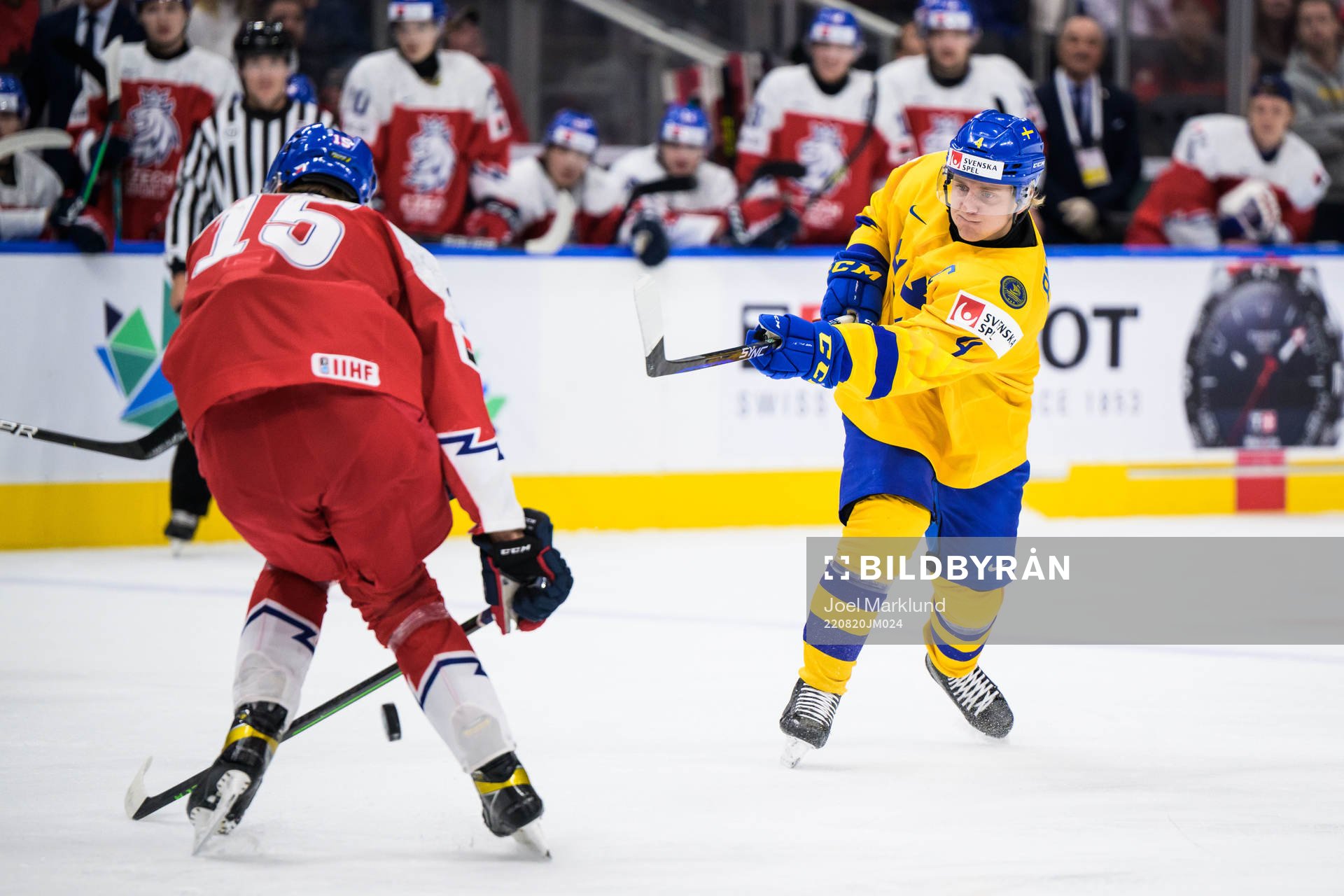 Jakub Kos of Czech Republic and Emil Andrae of Sweden