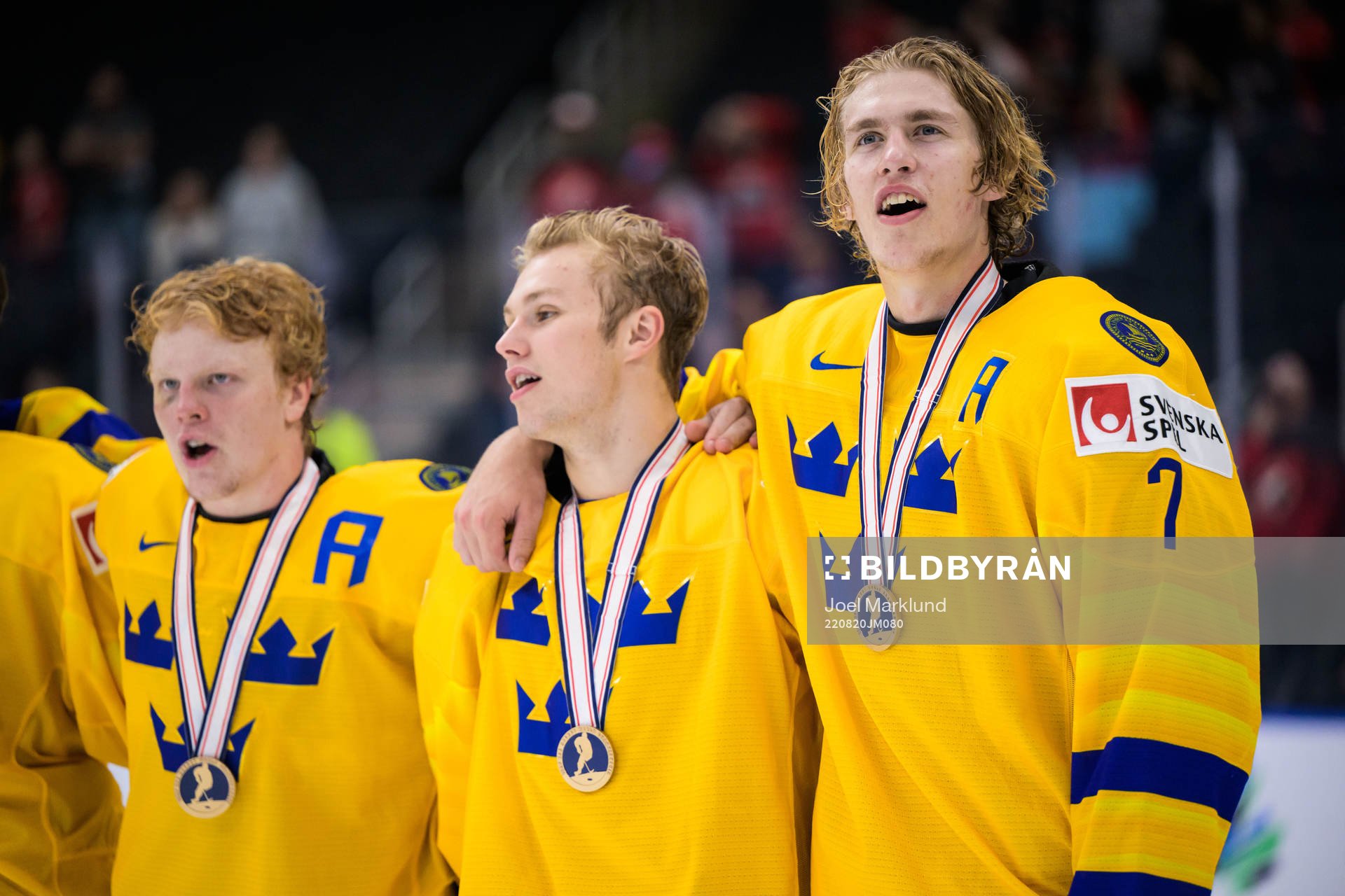 Åke Stakkestad,Fabian Lysell and Simon Edvinsson of Sweden