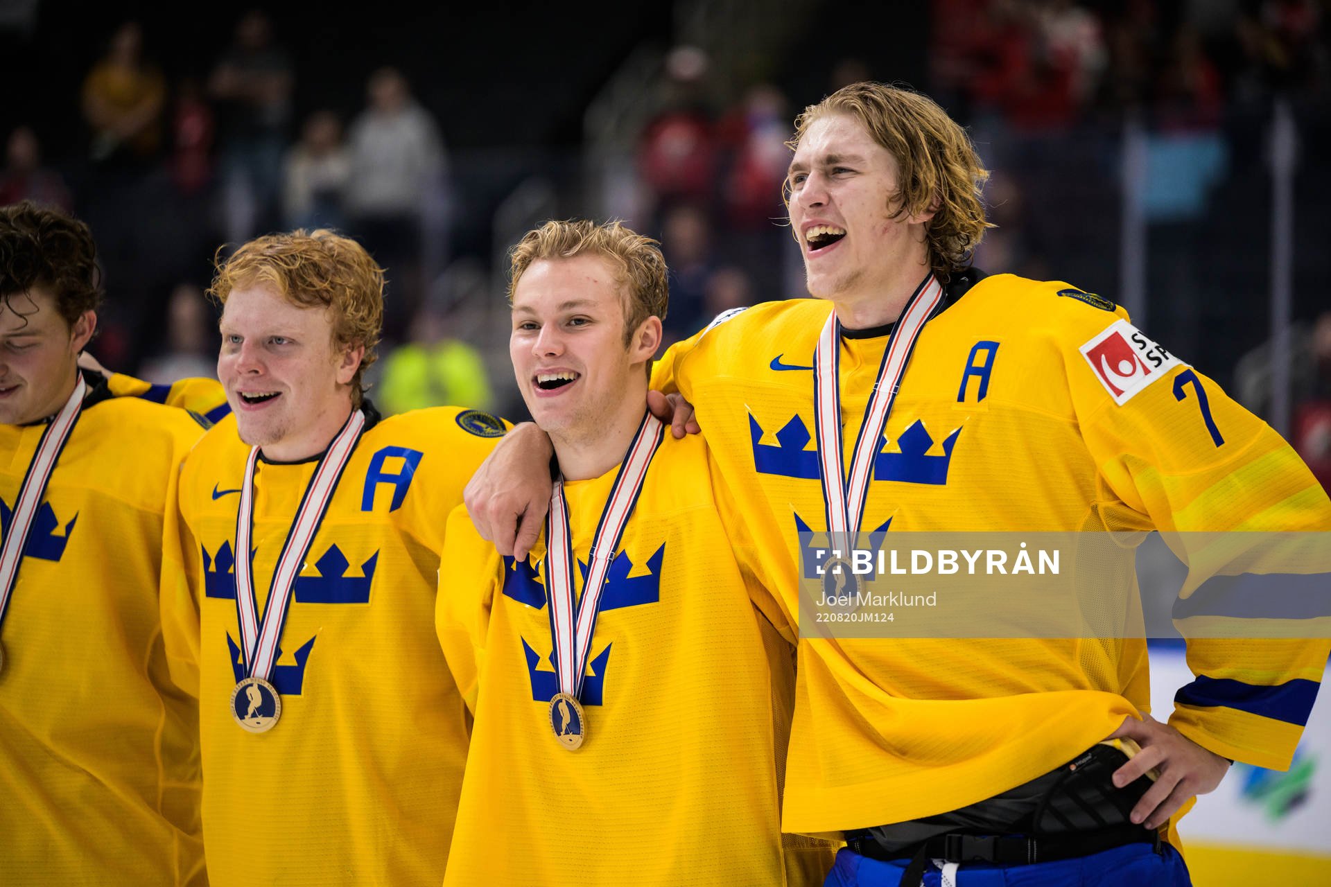 Åke Stakkestad, Fabian Lysell and Simon Edvinsson of Sweden