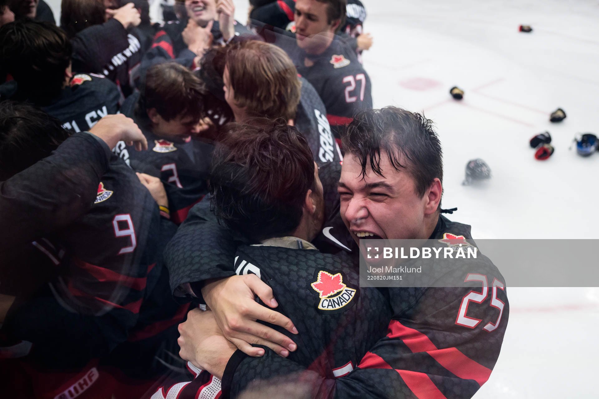 William Dufour of Canada celebrates