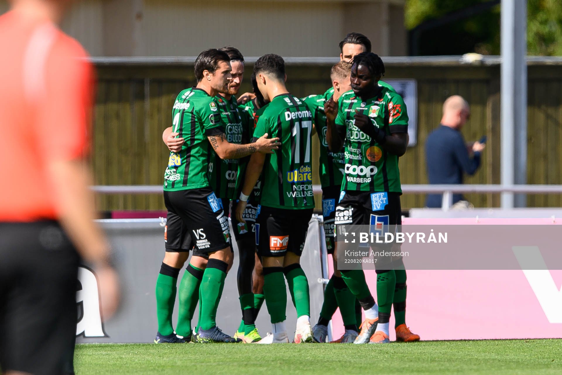 Varbergs Filipe Sisse jublar