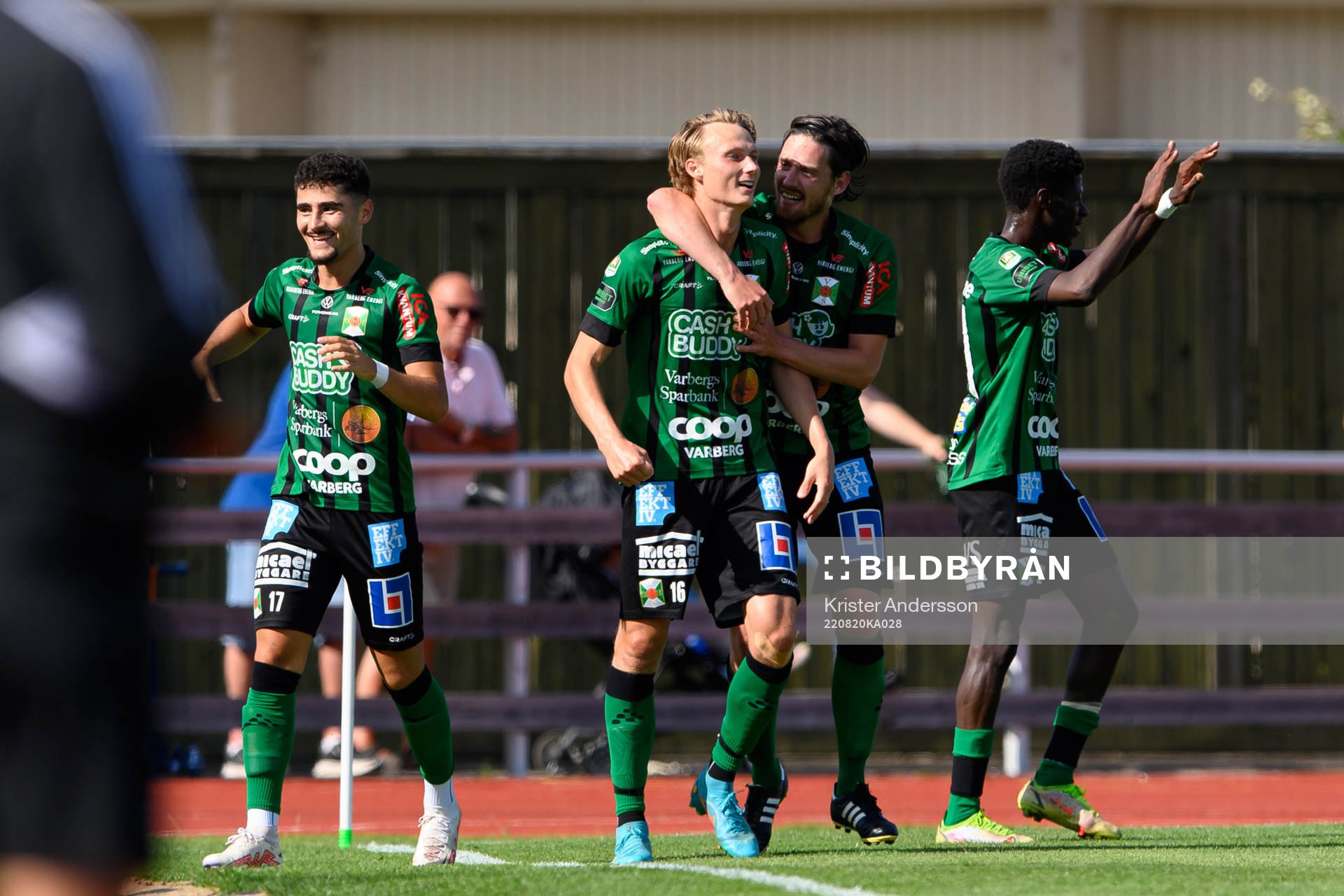 Varbergs Alexander Johansson jublar
