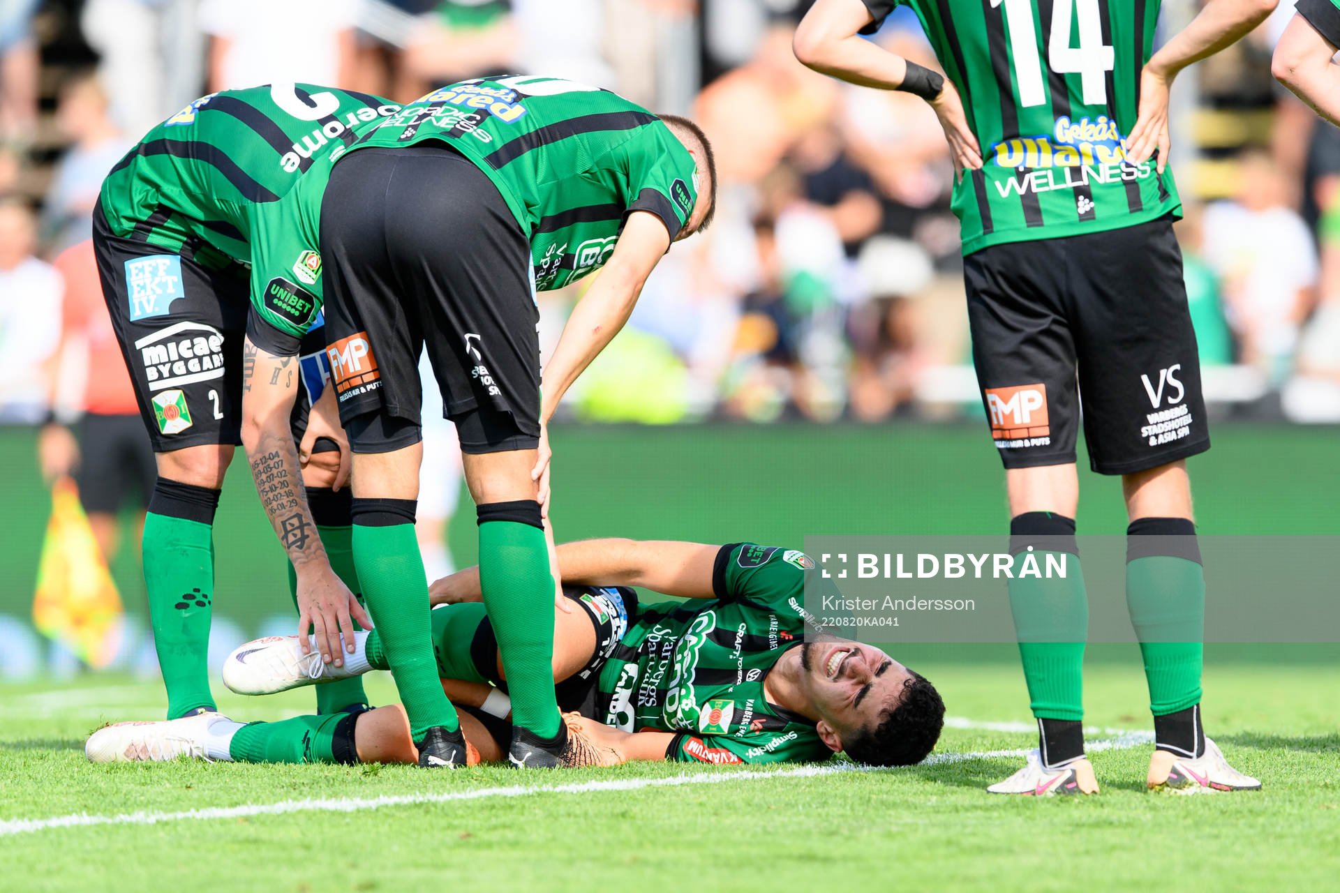 Varbergs Ismet Lushaku har ont