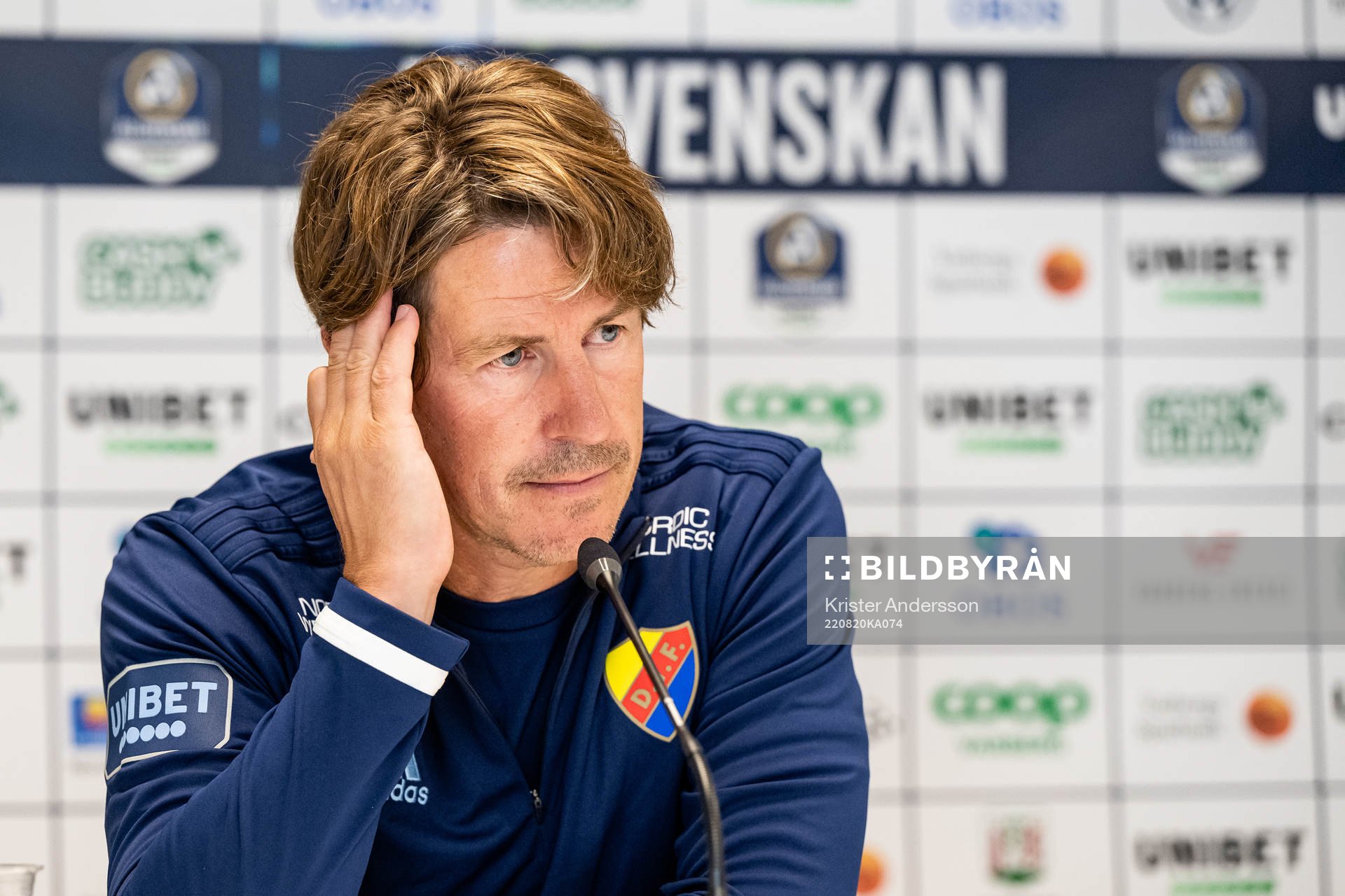 Djurgårdens tränare Thomas Lagerlöf
