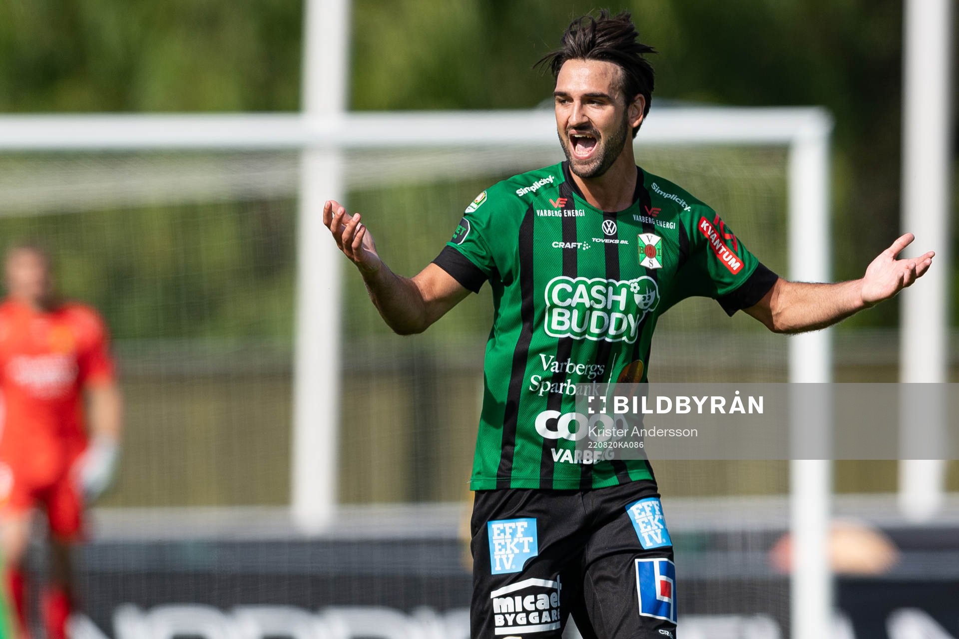 Varbergs Oliver Stanisic reagerar
