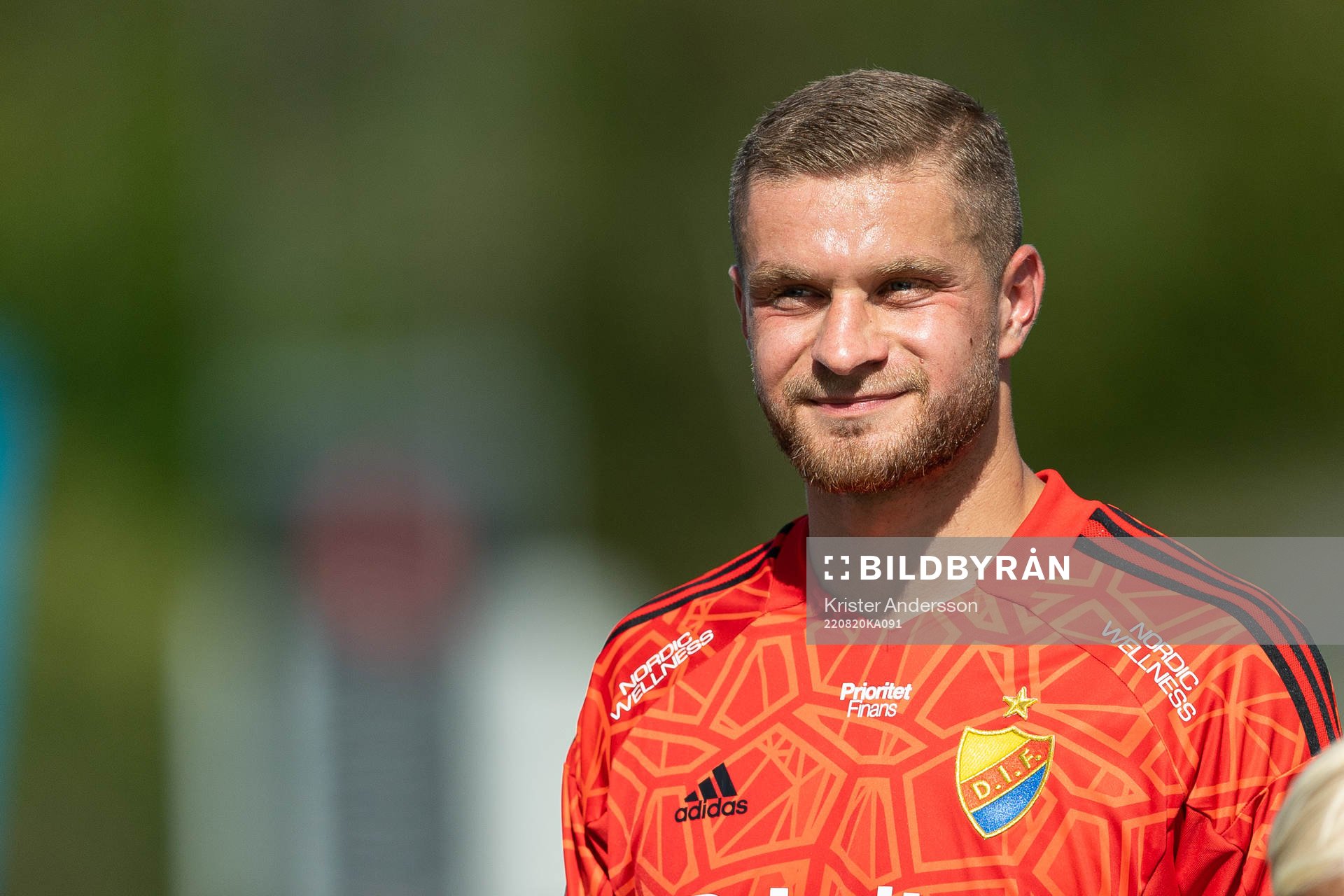 Djurgårdens målvakt Alexandr Vasiutin