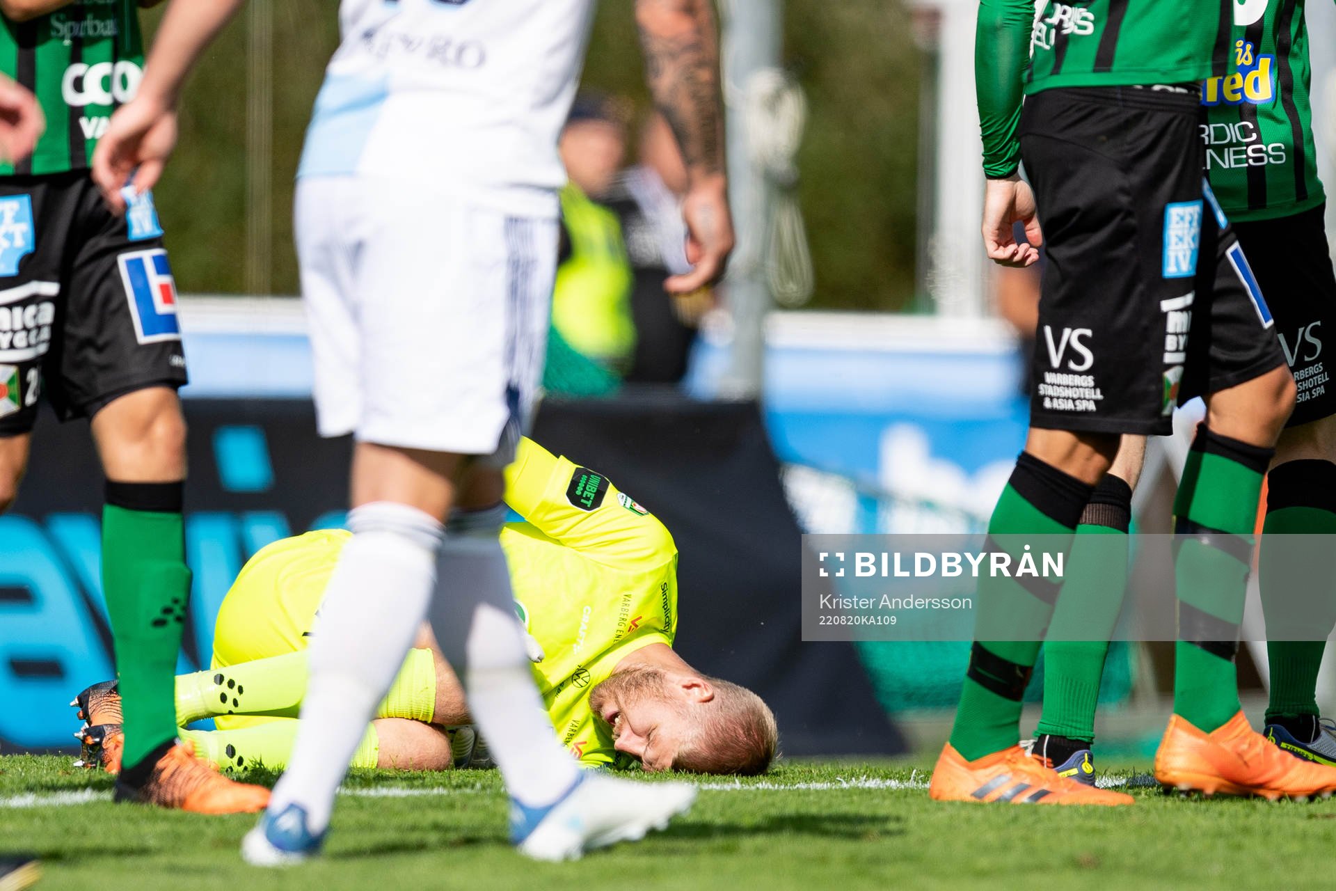 Varbergs målvakt Fredrik Andersson