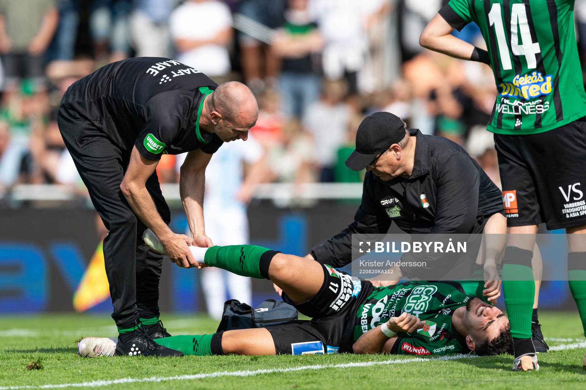 Varbergs Ismet Lushaku har ont