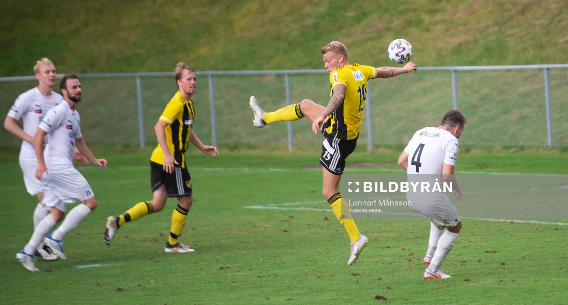 IFK Hässleholms Jens Lynard i matchen i div. 2 mellan