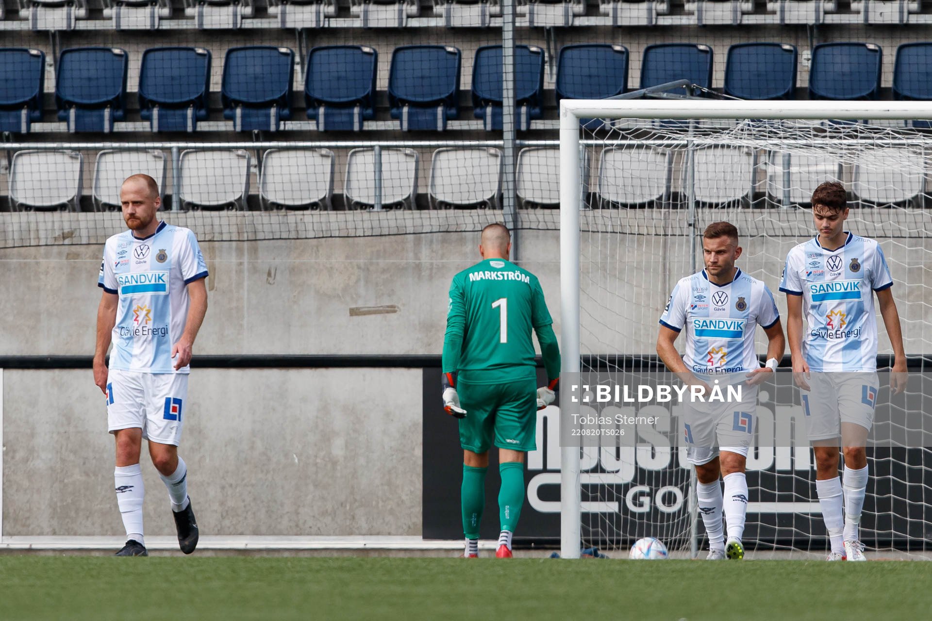 Gefles spelare deppar