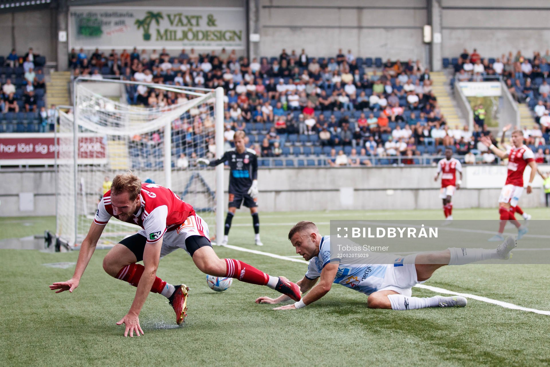Sandvikens Martin Springfeldt och Gefles Alex Cooper