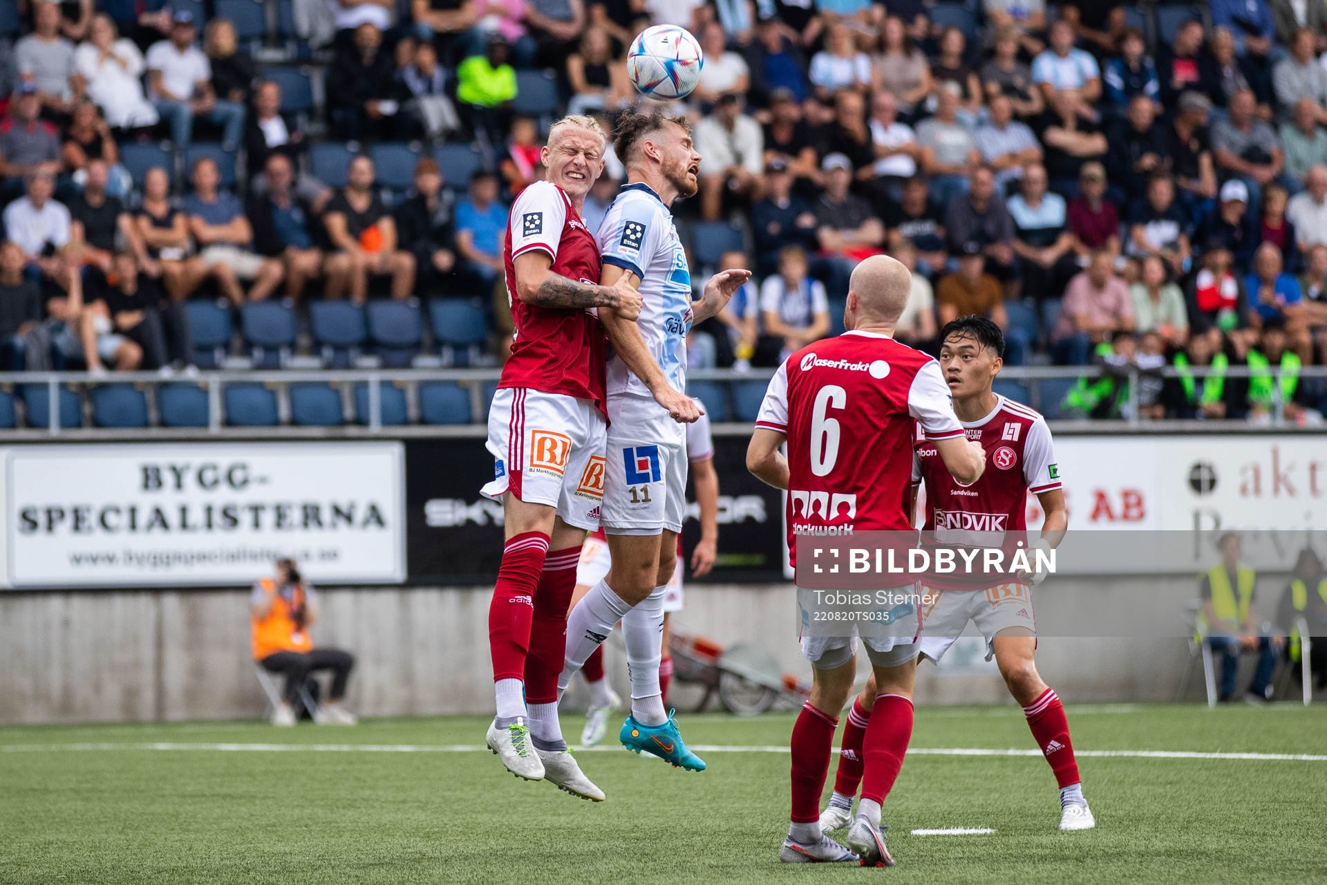 Sandvikens Tim Hartzell och Gefles Leo Englund