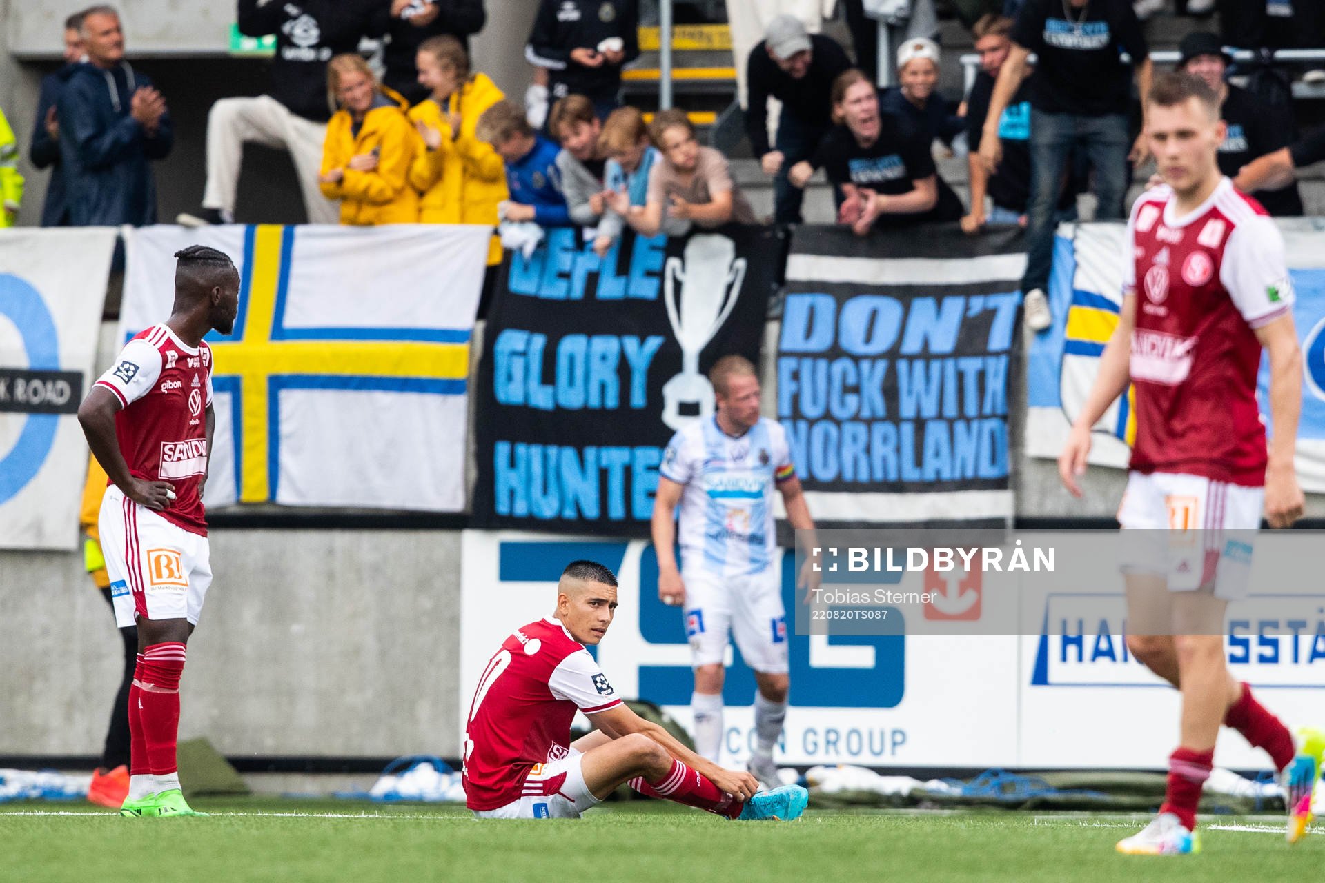 Sandvikens spelare deppar