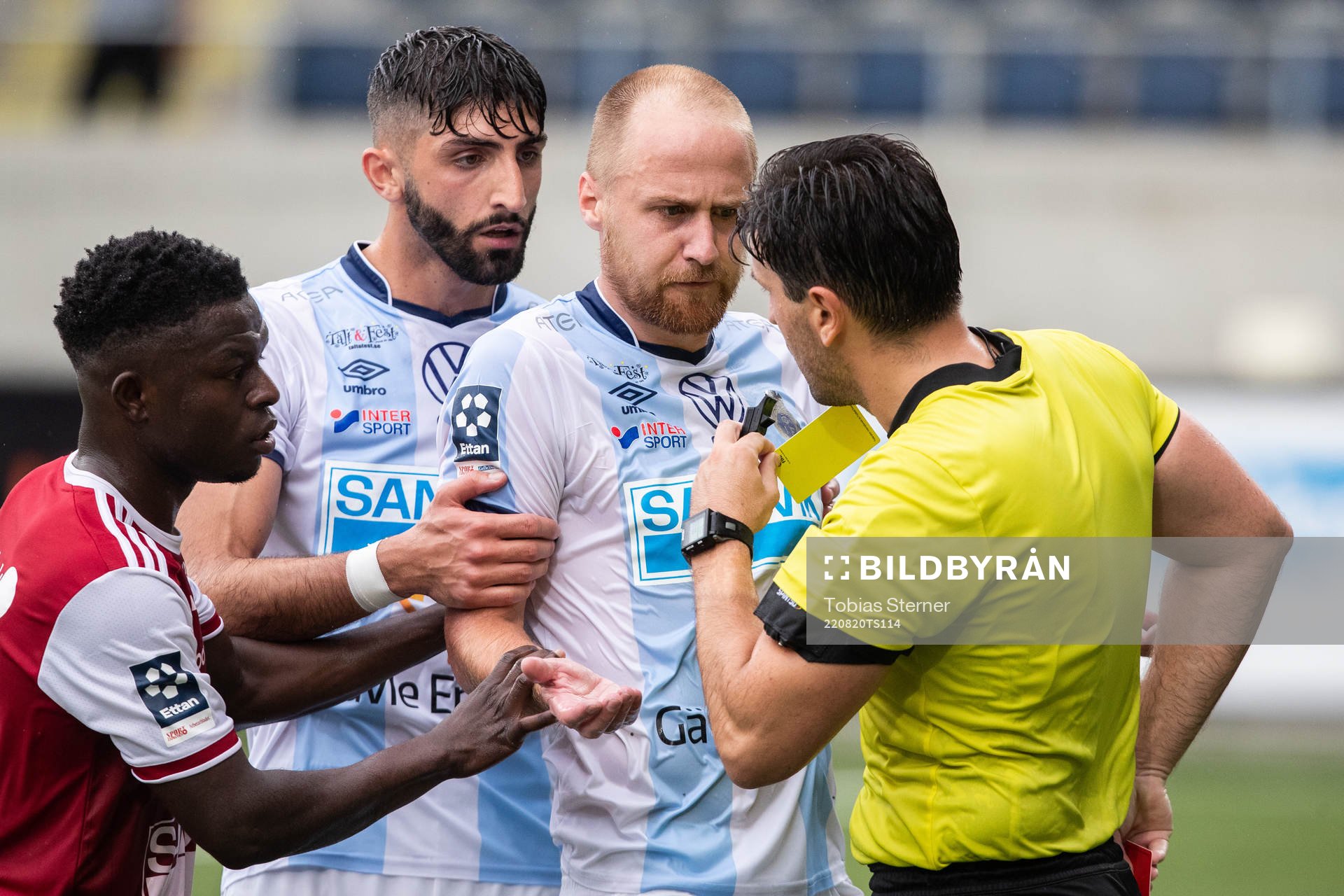 Gefles Oscar Lundin blir utvisad av domare Kastriot