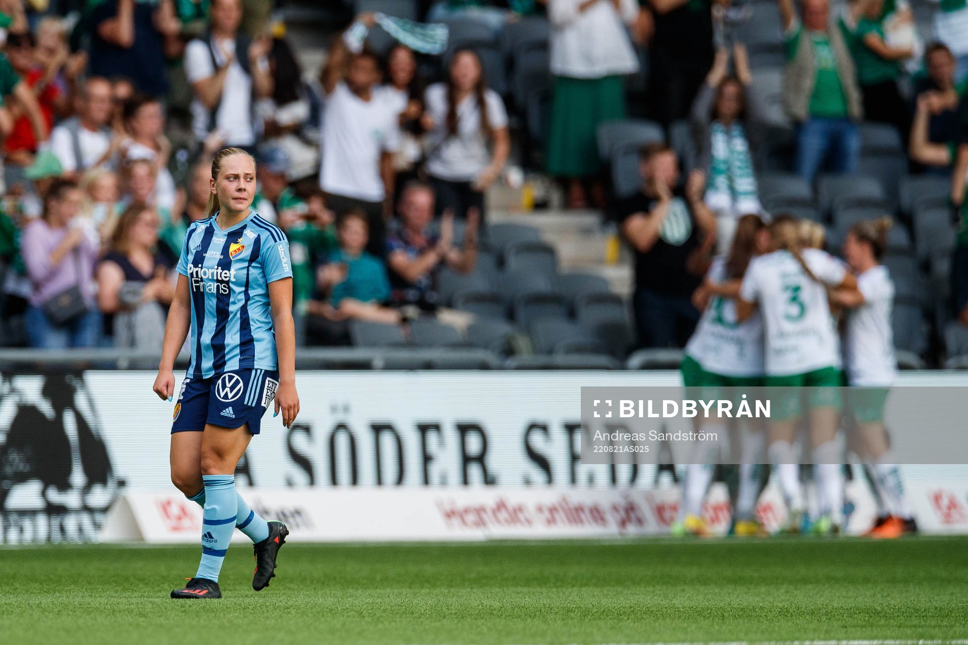 Djurgårdens Alice Bergström deppar