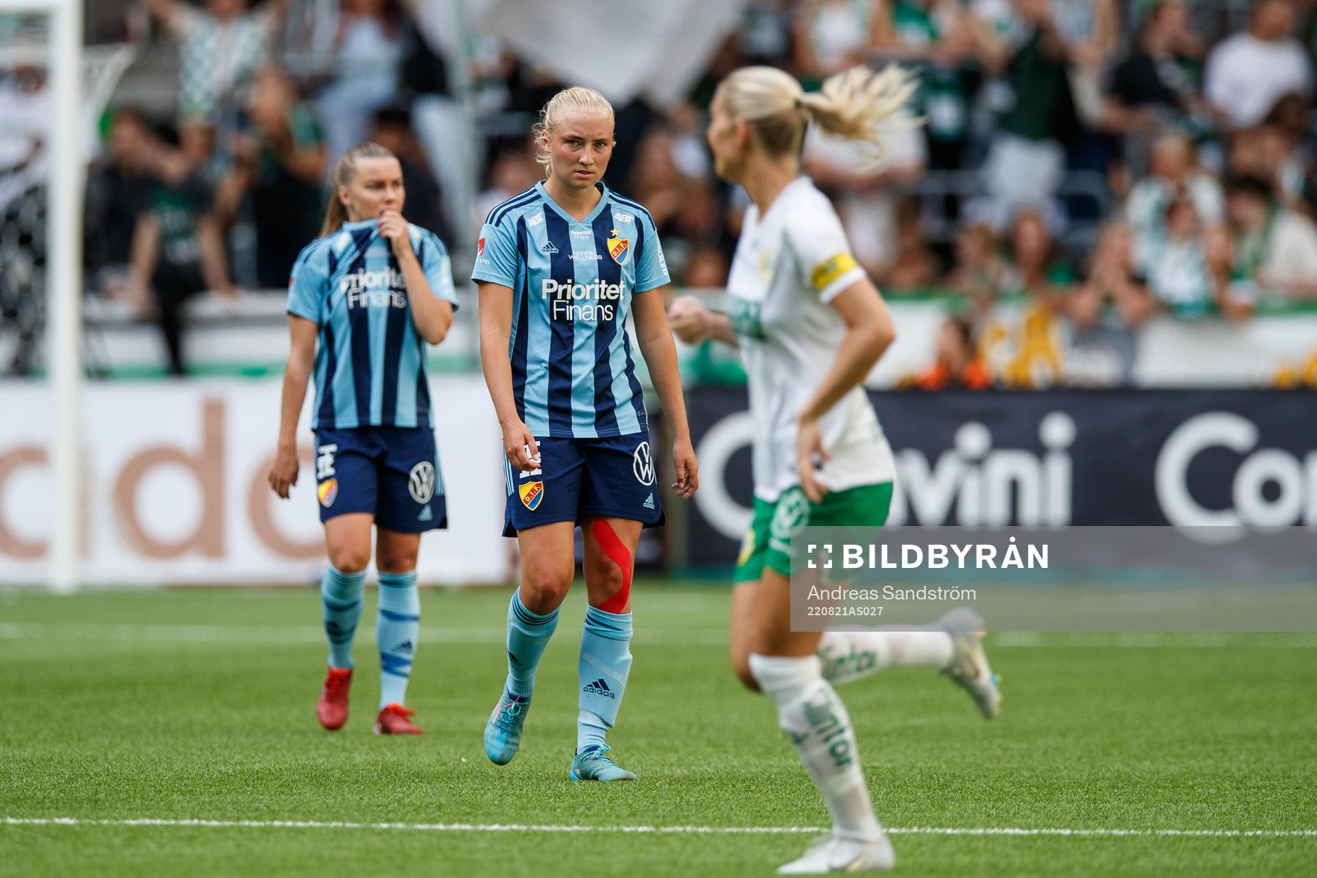 Djurgårdens Stinalisa Johansson deppar