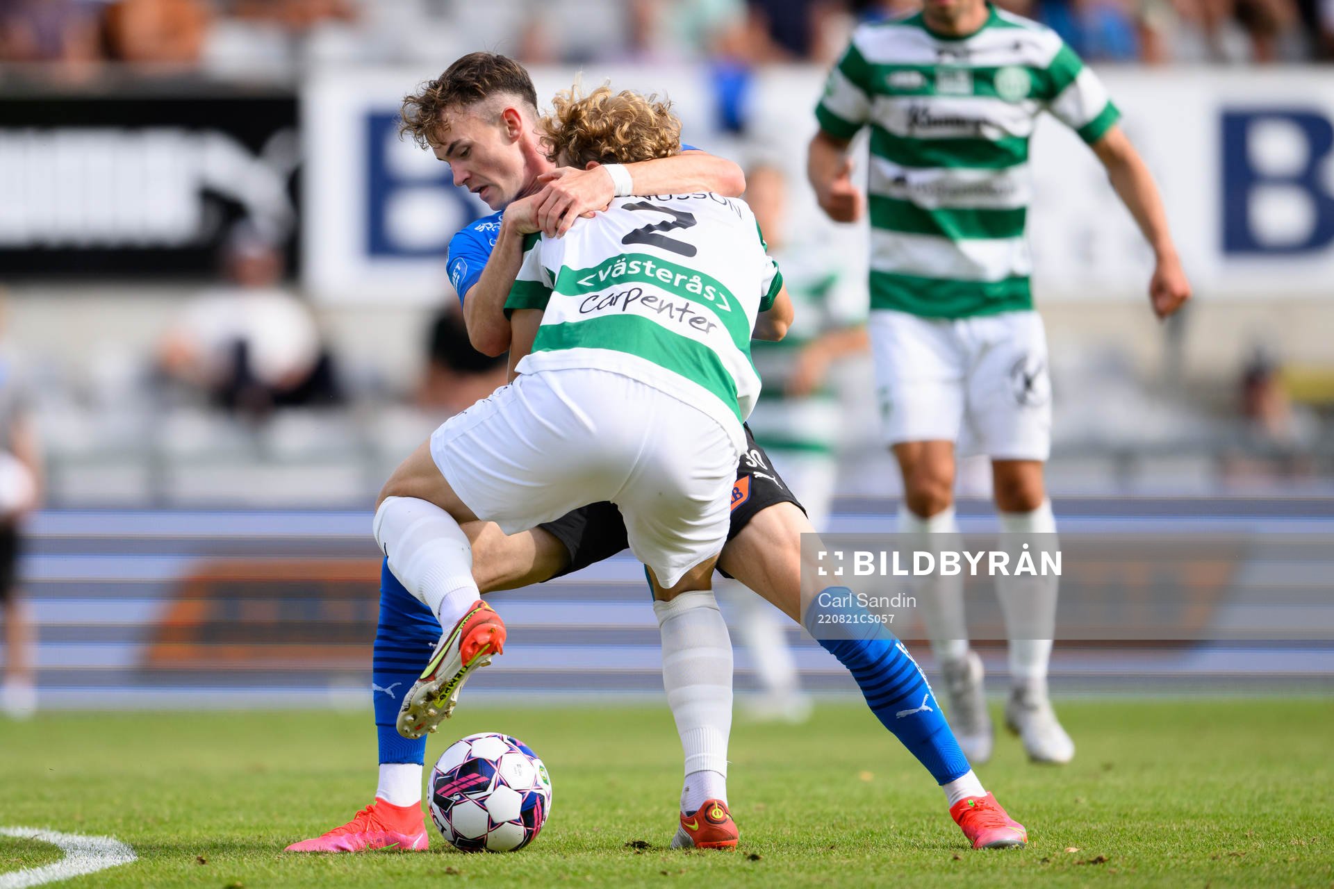 +Halmstads Alexander Johansson och Västerås SKs Herman