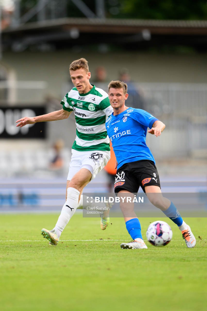 Västerås SKs Viktor Granath och Halmstads Jonathan