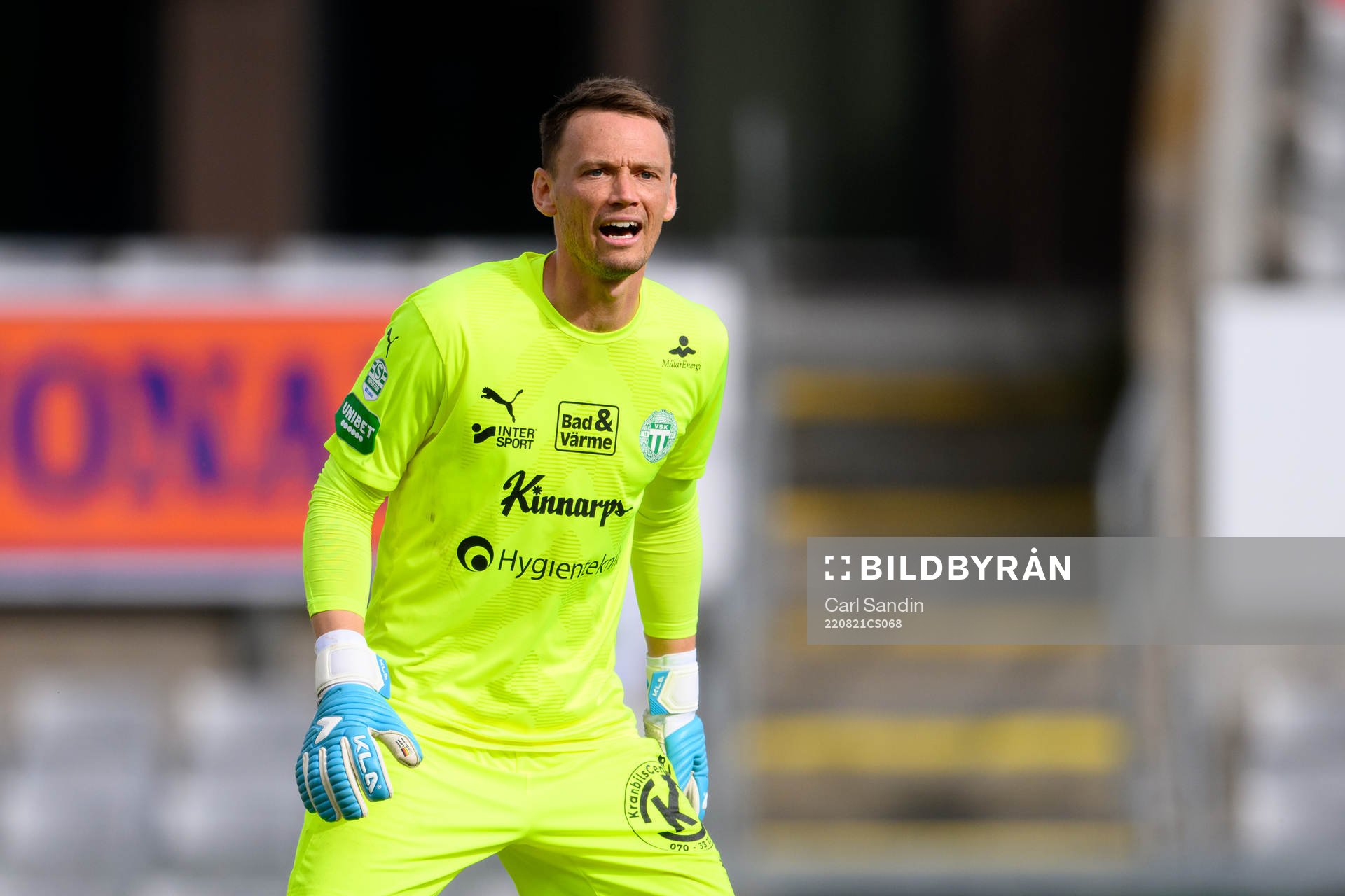 Västerås SKs målvakt Anton Fagerström