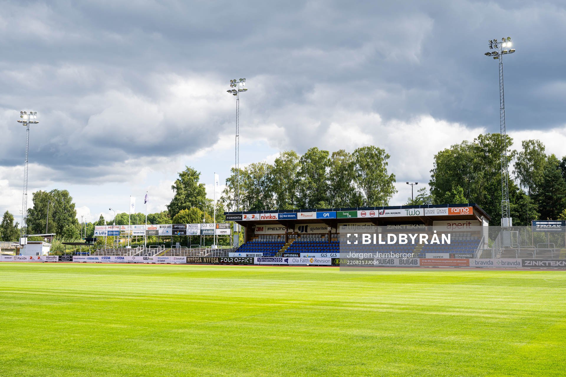 Läktare på Finnvedsvallen