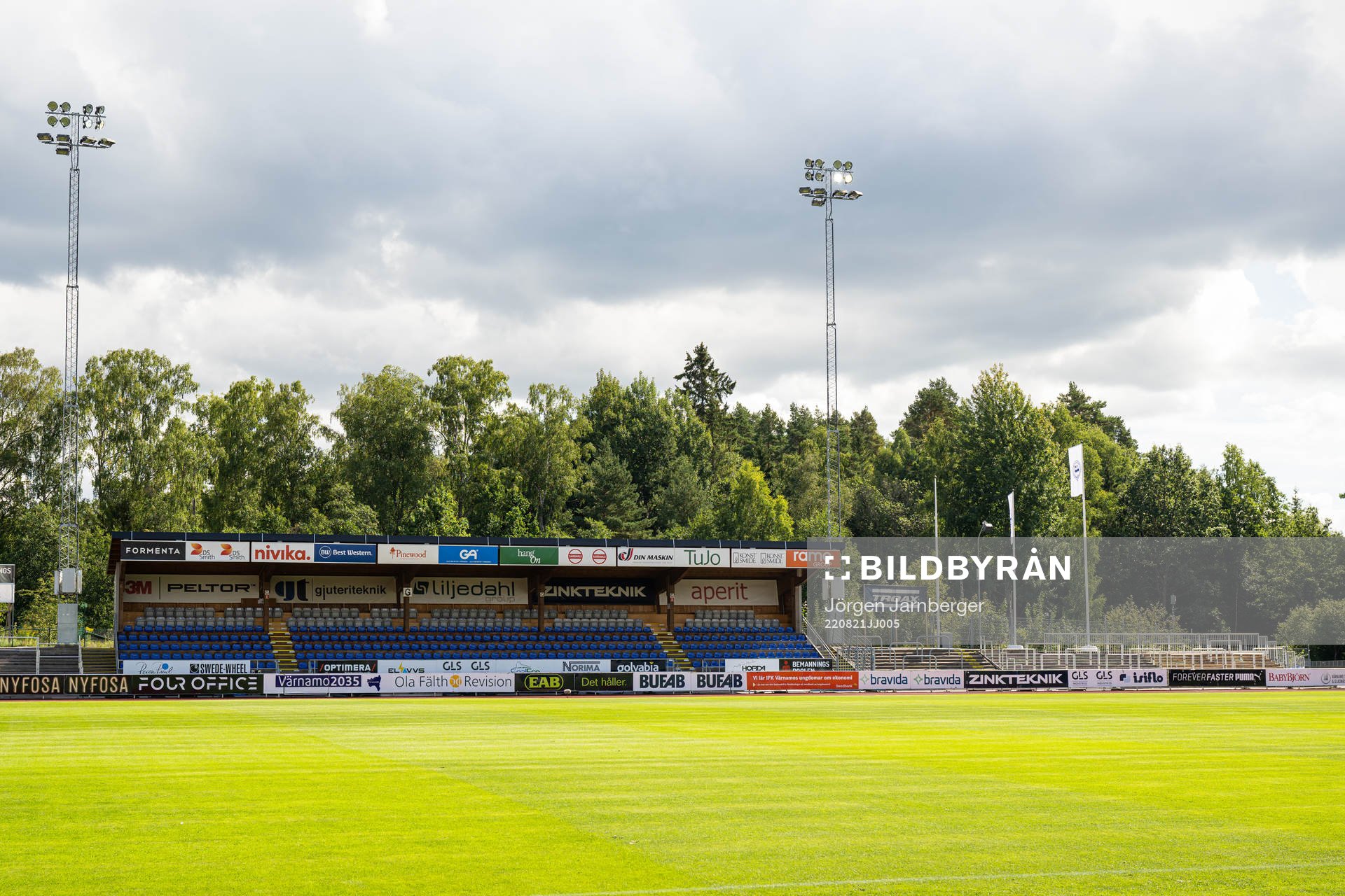 Läktare på Finnvedsvallen