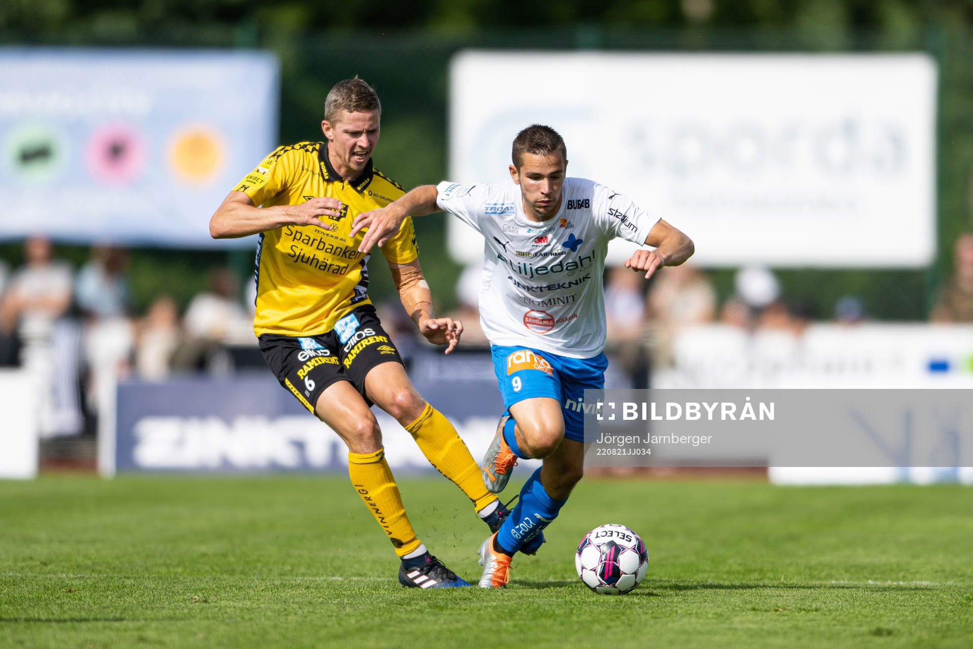 Elfsborgs André Ibsen Rømer och Värnamos Oscar Johansson
