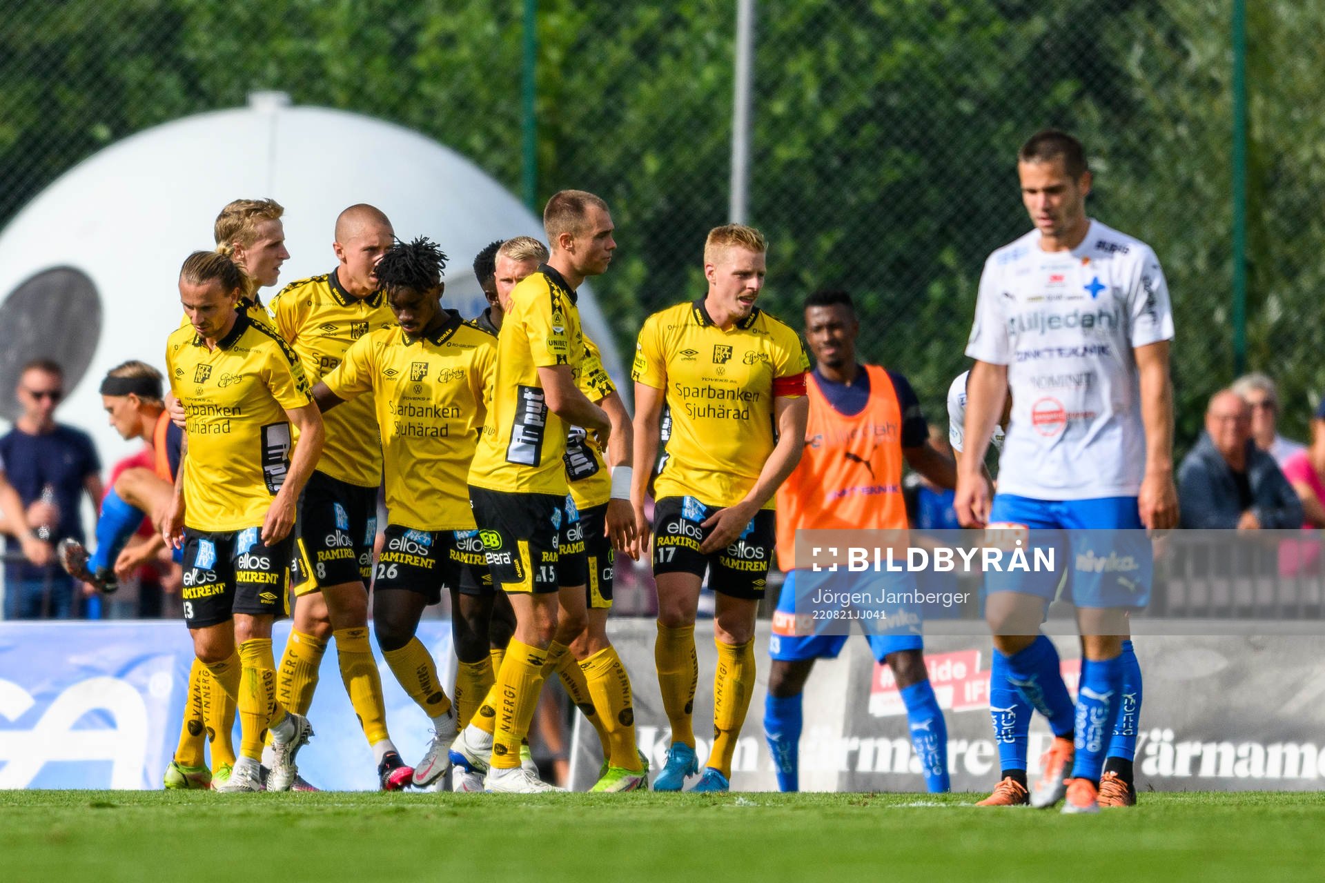 Elfsborgs spelare jublar