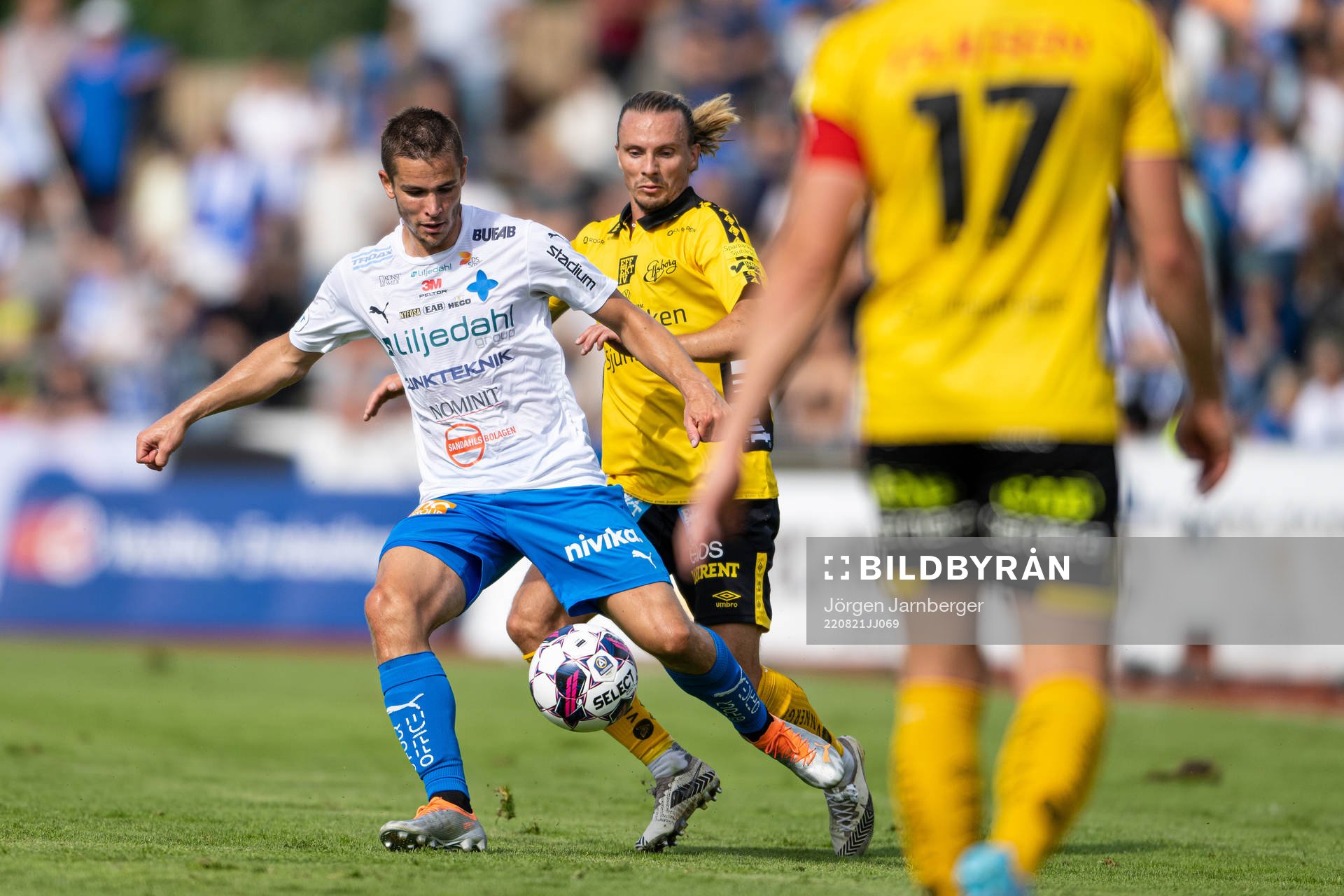 Värnamos Oscar Johansson och Elfsborgs Niklas Hult
