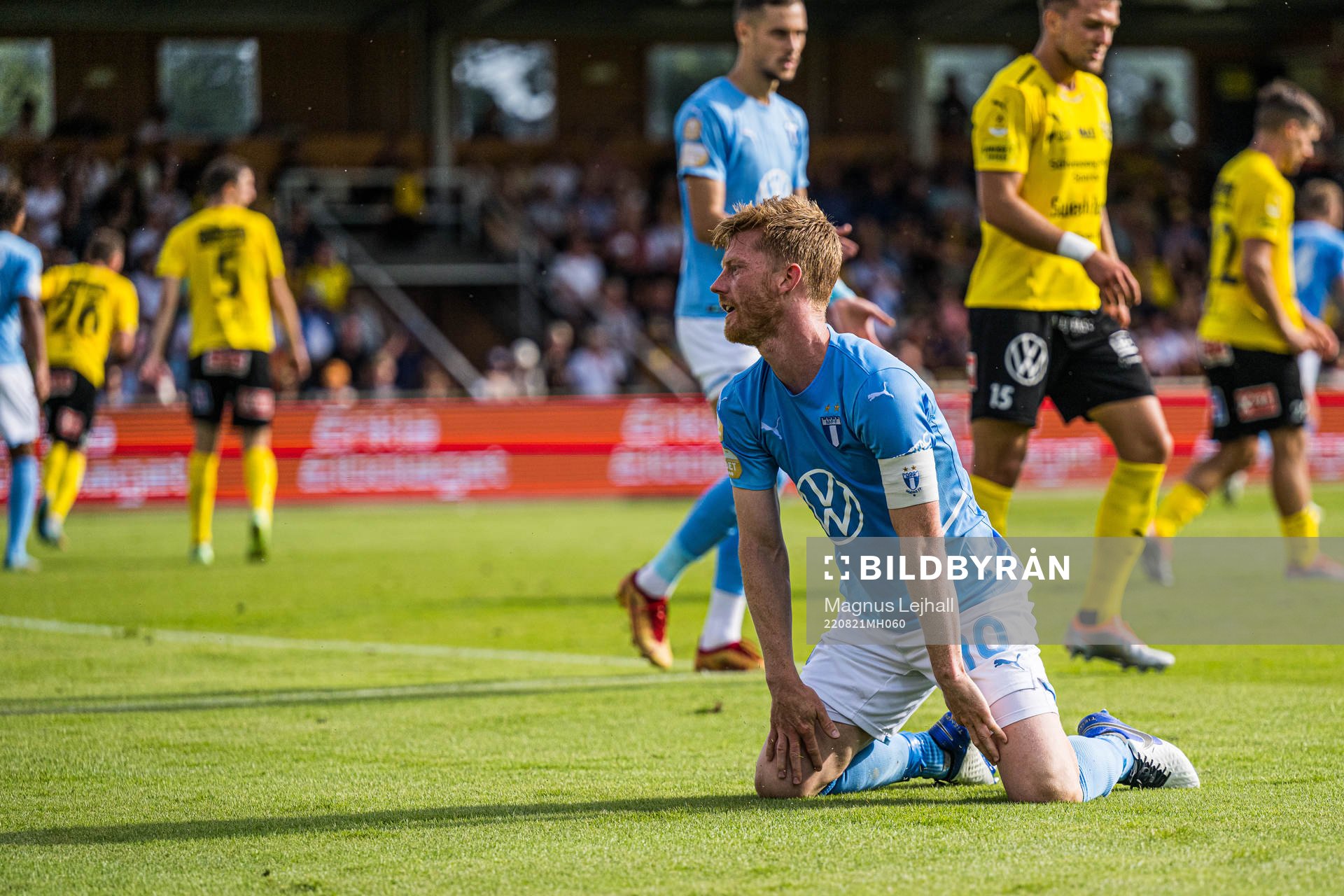 Malmö FFs Anders Christiansen  deppar