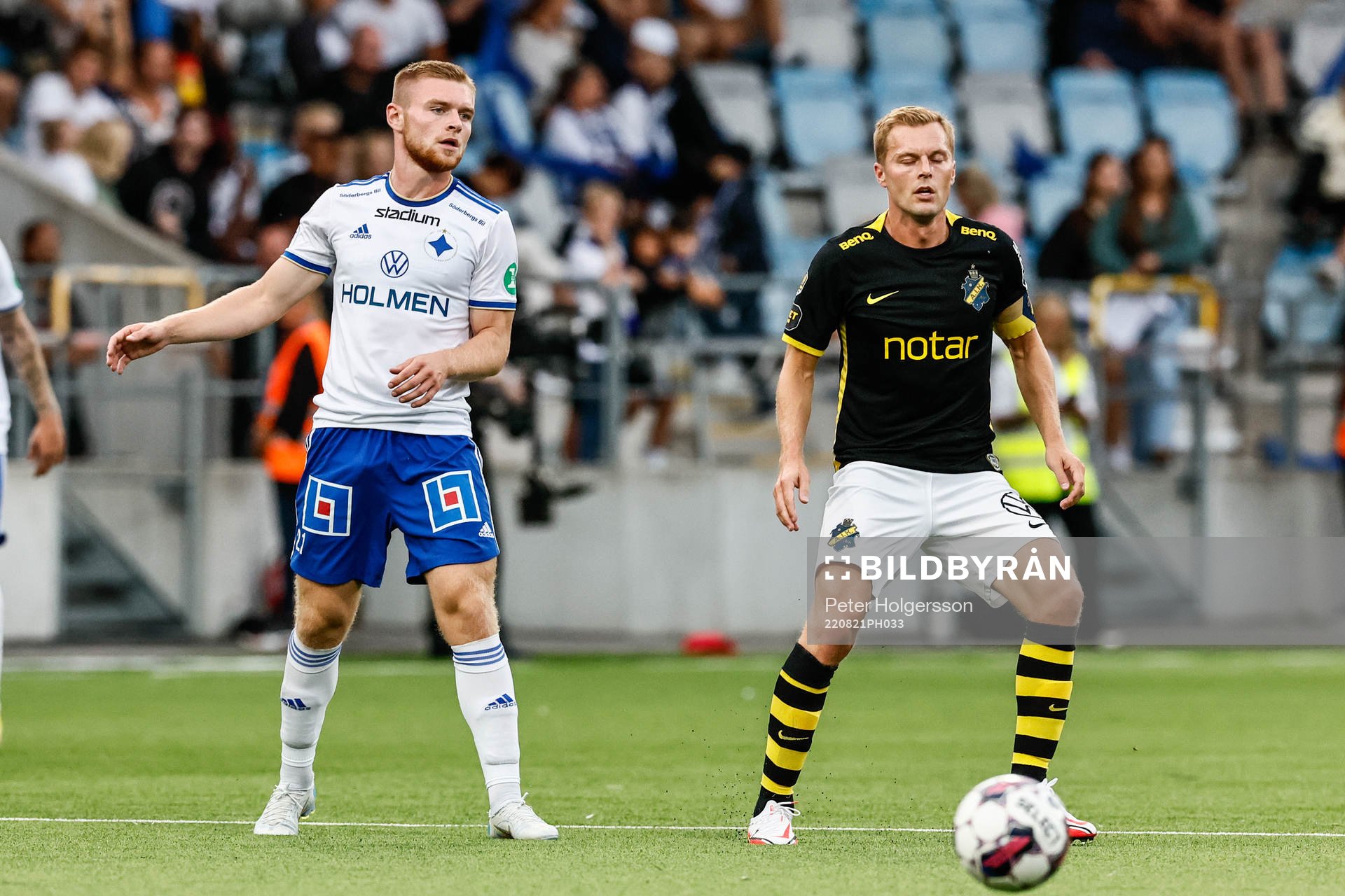 IFK Norrköpings Dino Salihovic och AIKs Sebastian Larsson