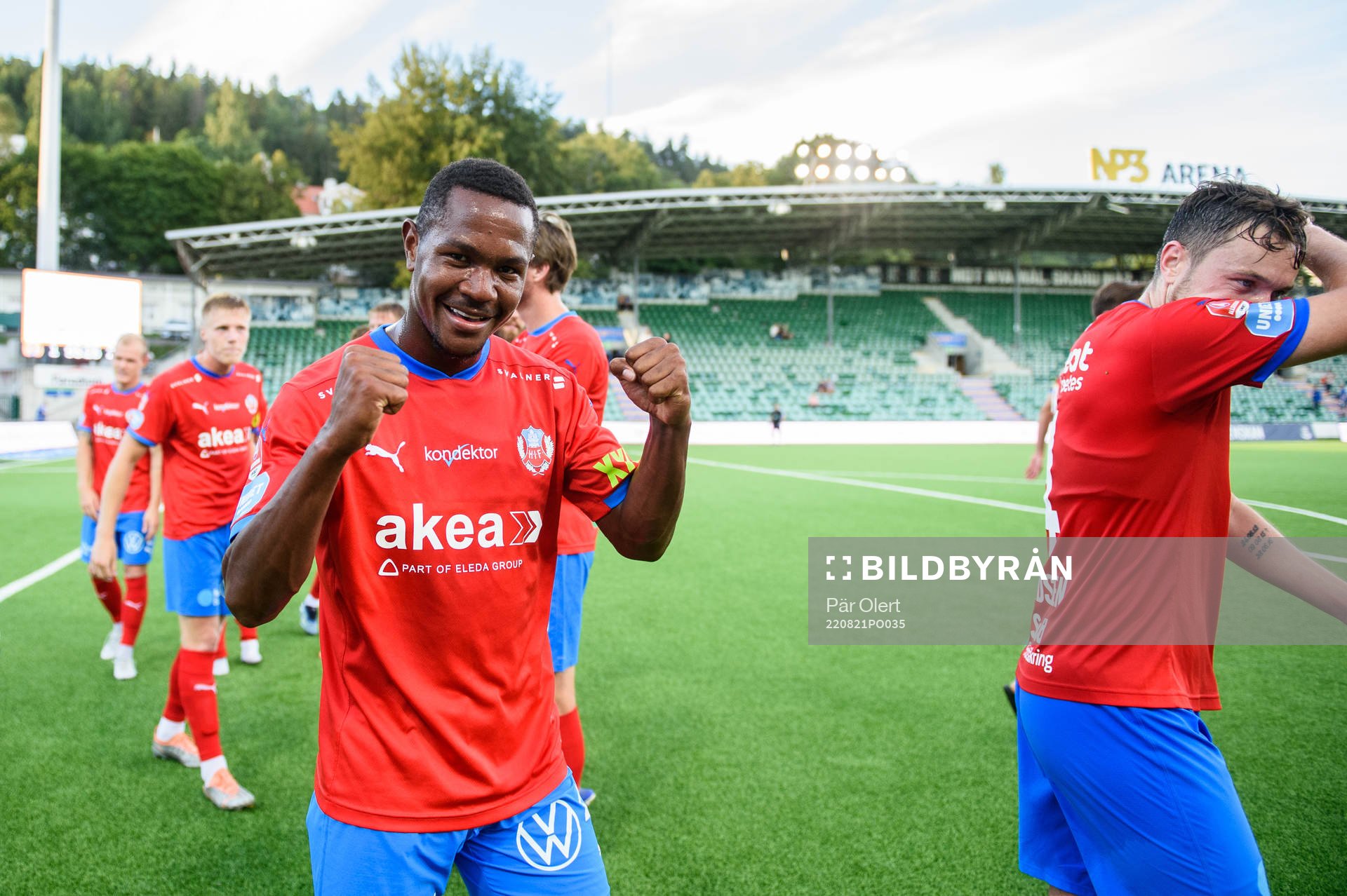 Helsingborgs Diego Cesar De Oliveira jublar