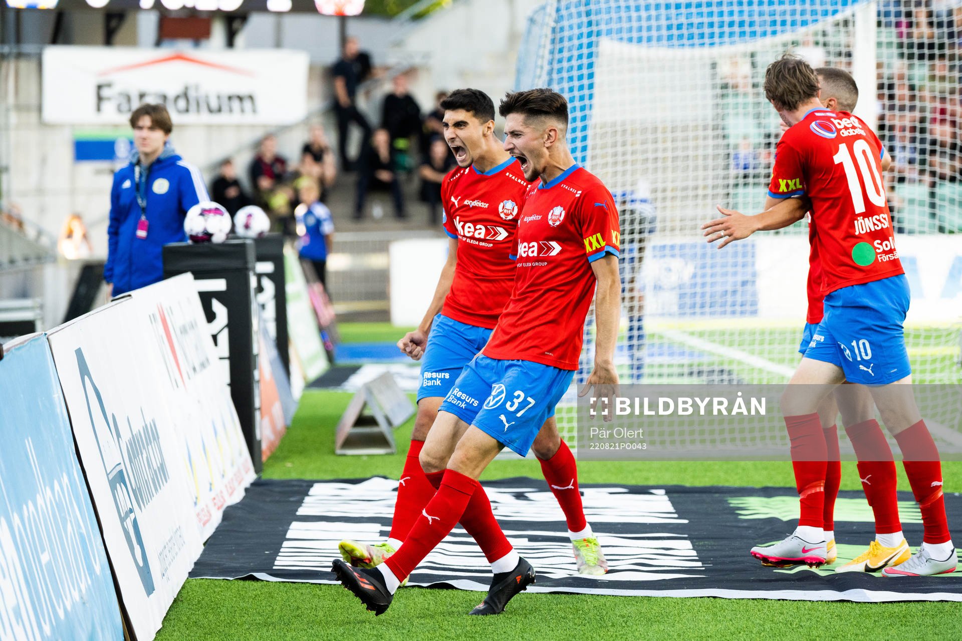 Helsingborgs Armin Gigovic jublar