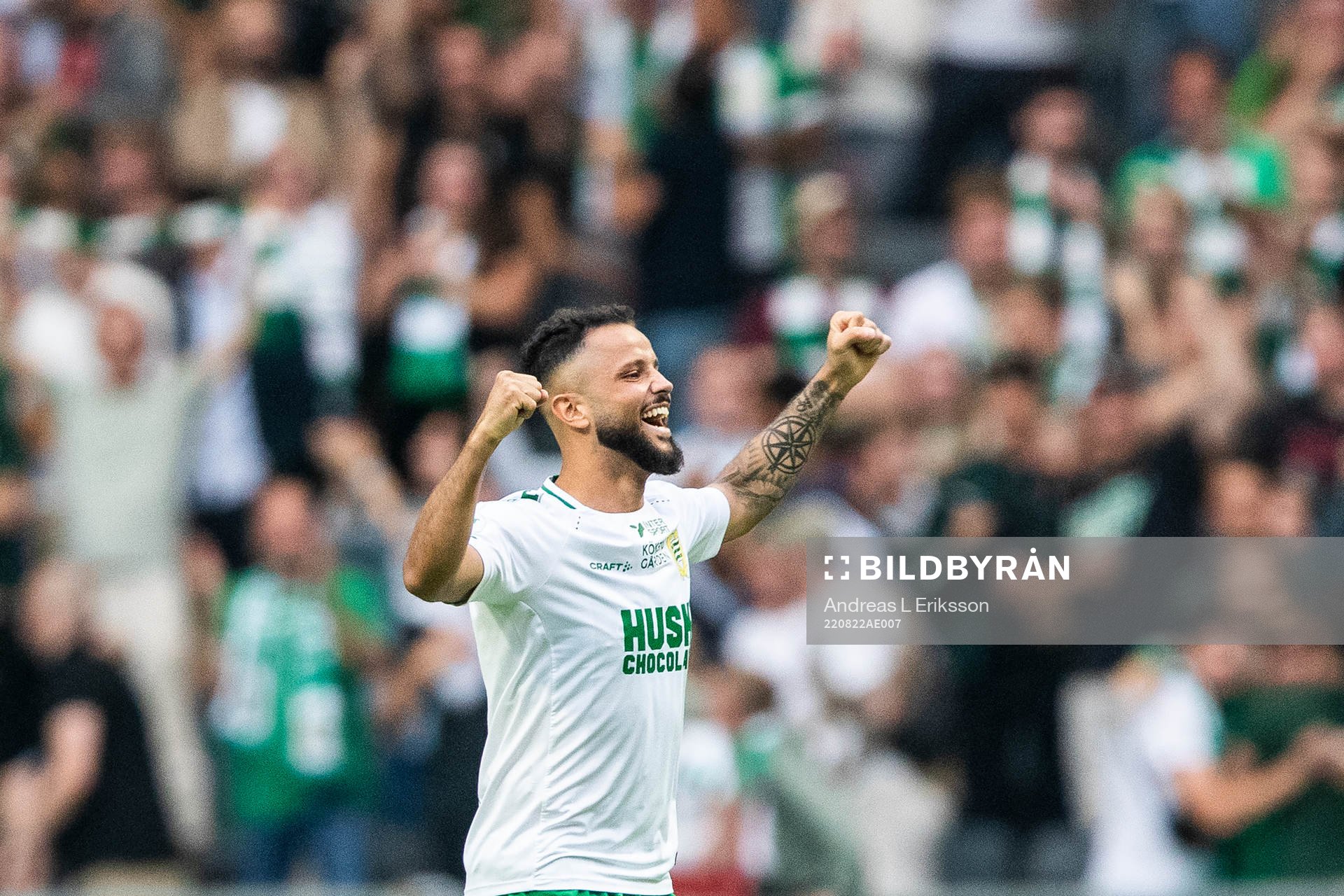 Hammarbys Mohanad Jeahze jublar