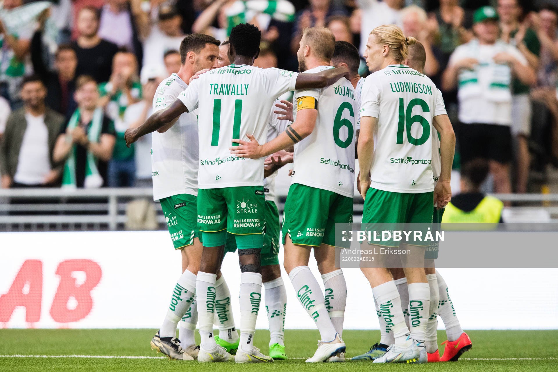 Hammarbys Jeppe Andersen, Bubacarr Trawally, Darijan