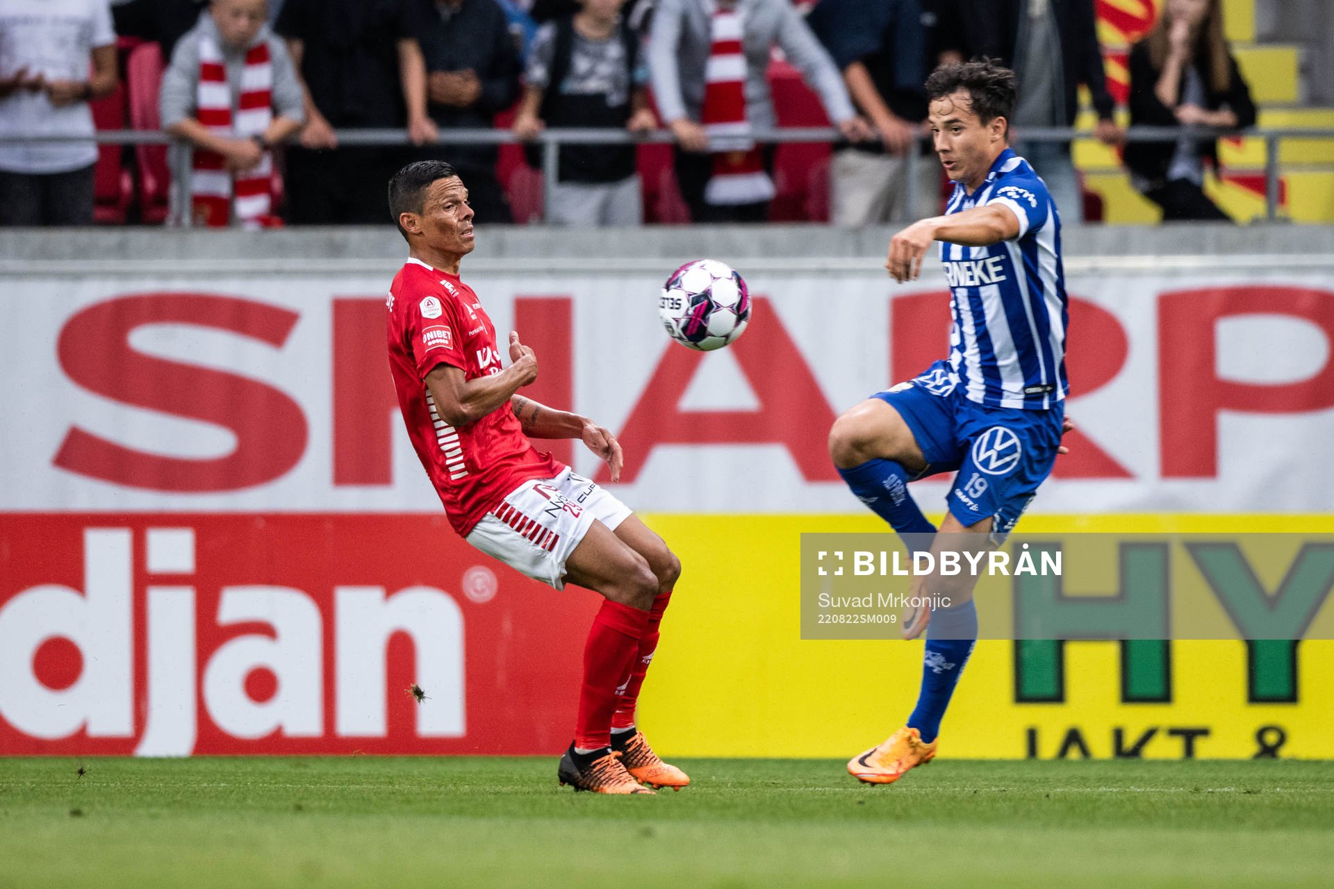 Kalmars Romario Pereira Sipiao och IFK Göteborgs Hussein