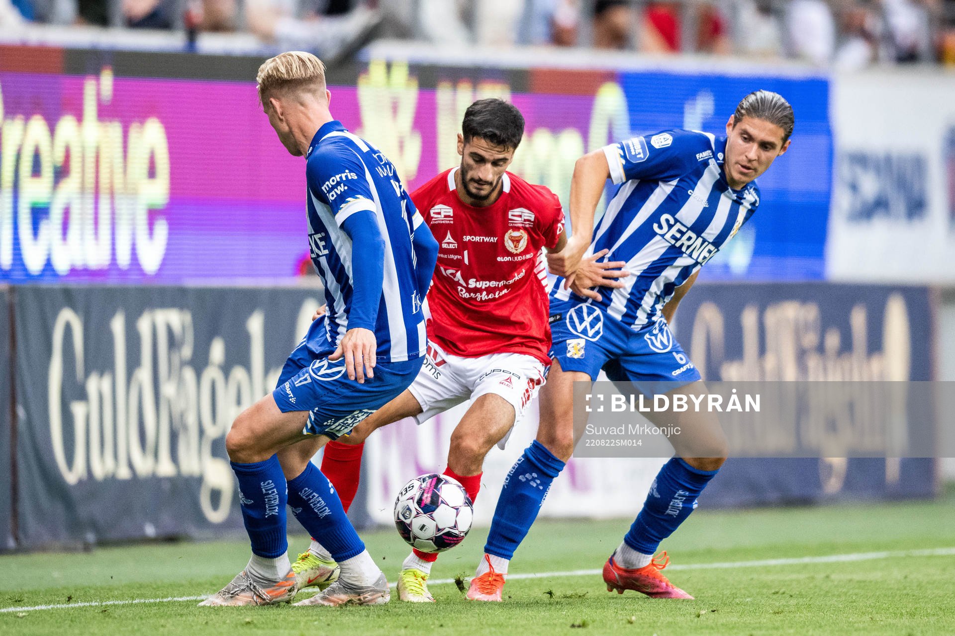 IFK Göteborgs Oscar Wendt och Eman Markovic och Kalmars