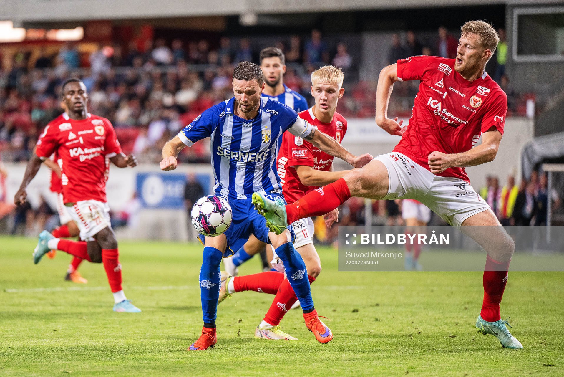 IFK Göteborgs Marcus Berg och Kalmars Lars Sætra
