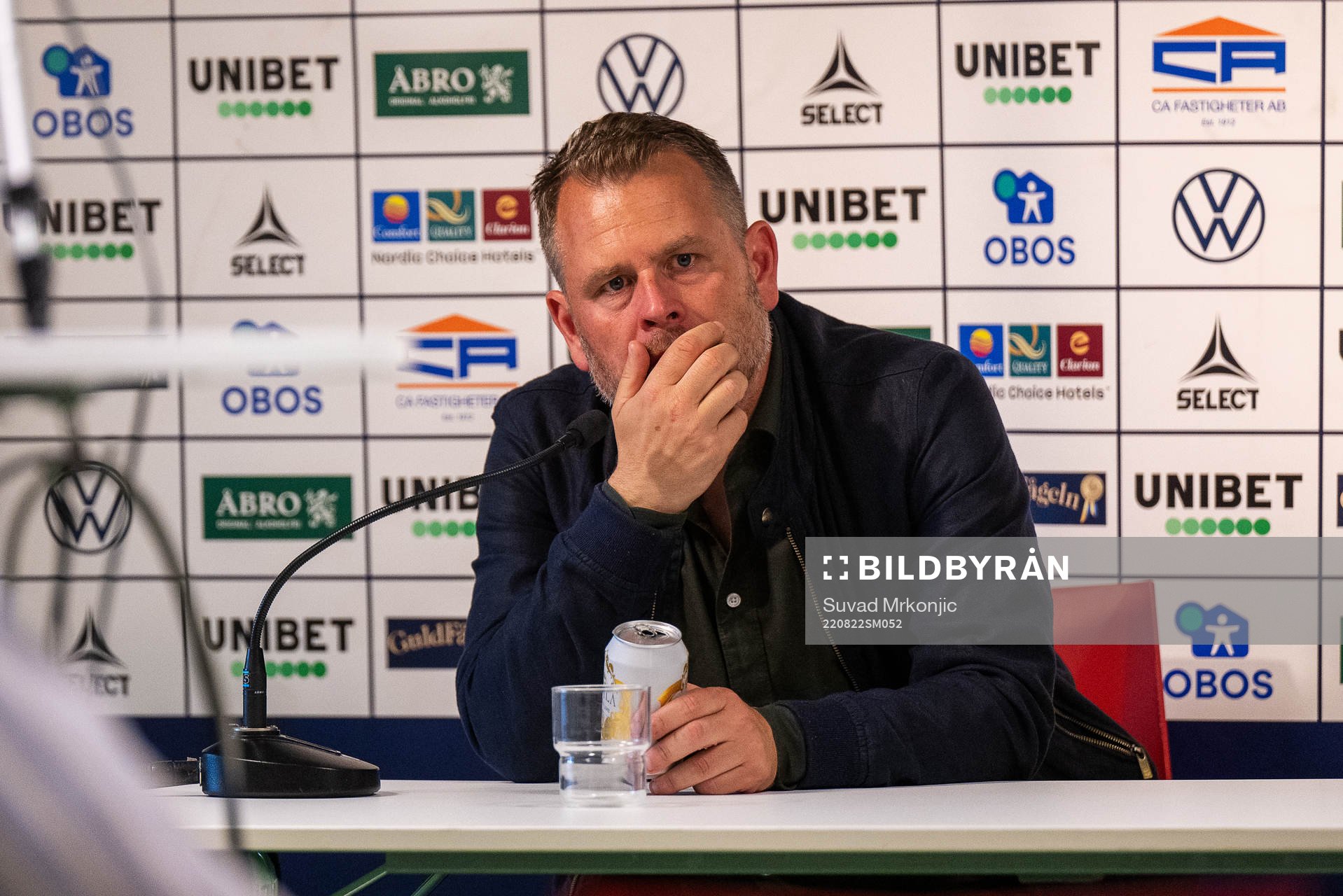 IFK Göteborgs tränare Mikael Stahre efter fotbollsmatchen i Allsvenskan mellan Kalmar och IFK Göteborg den 22 augusti 2022 i Kalmar. 