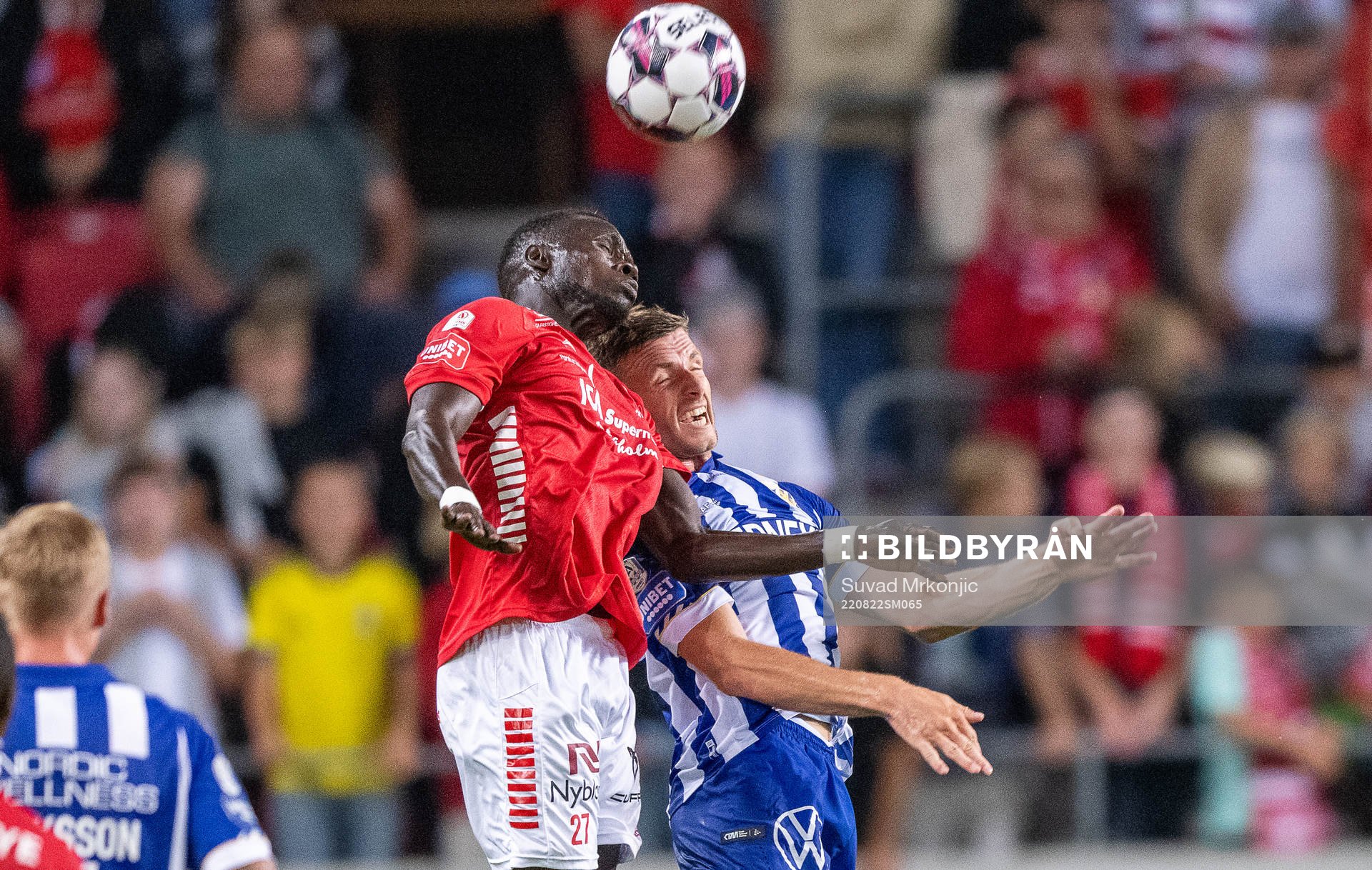 Kalmars Papa Diouf och IFK Göteborgs Carl Johansson